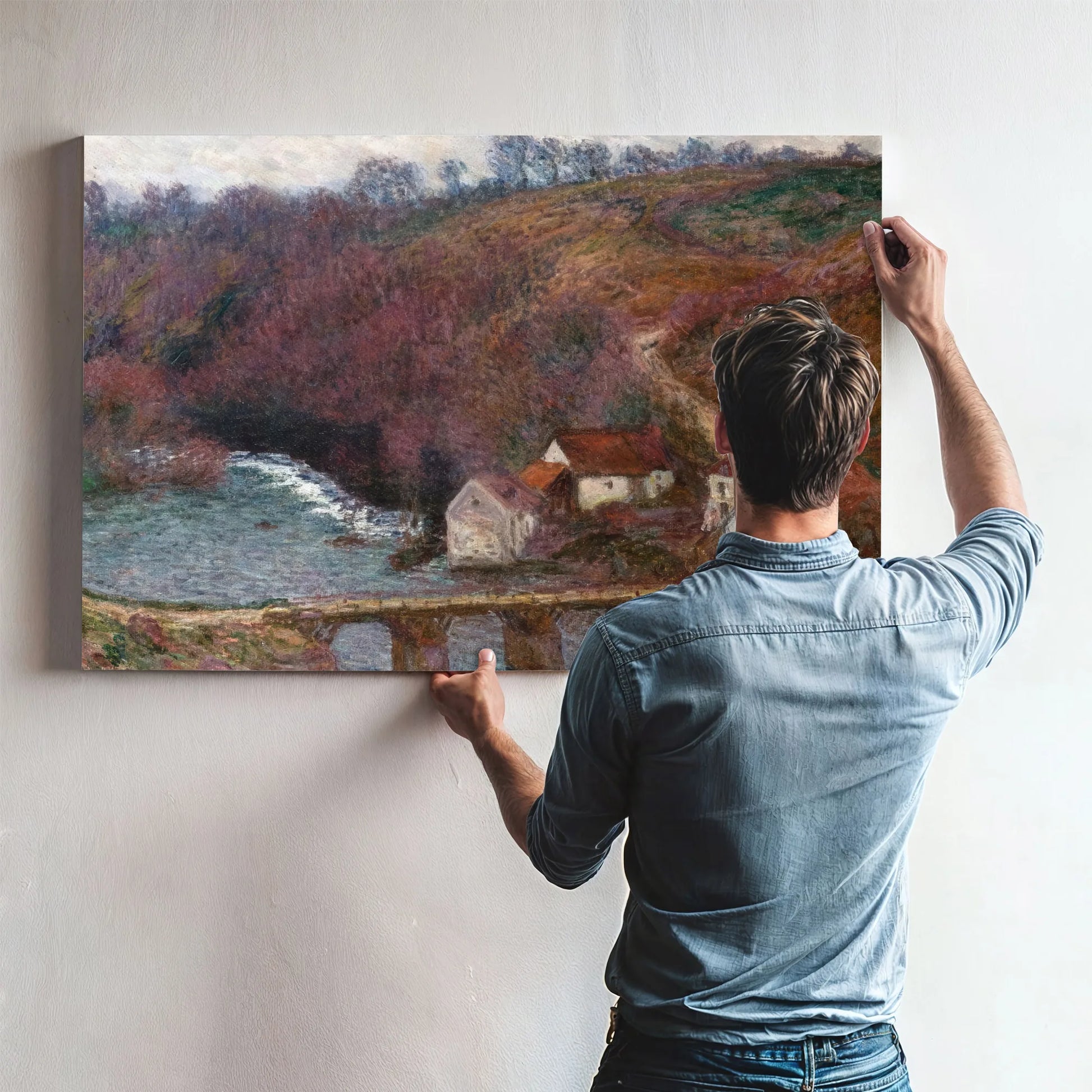 The Grand Creuse At Pont De Vervy By Claude Monet Fine Art Print