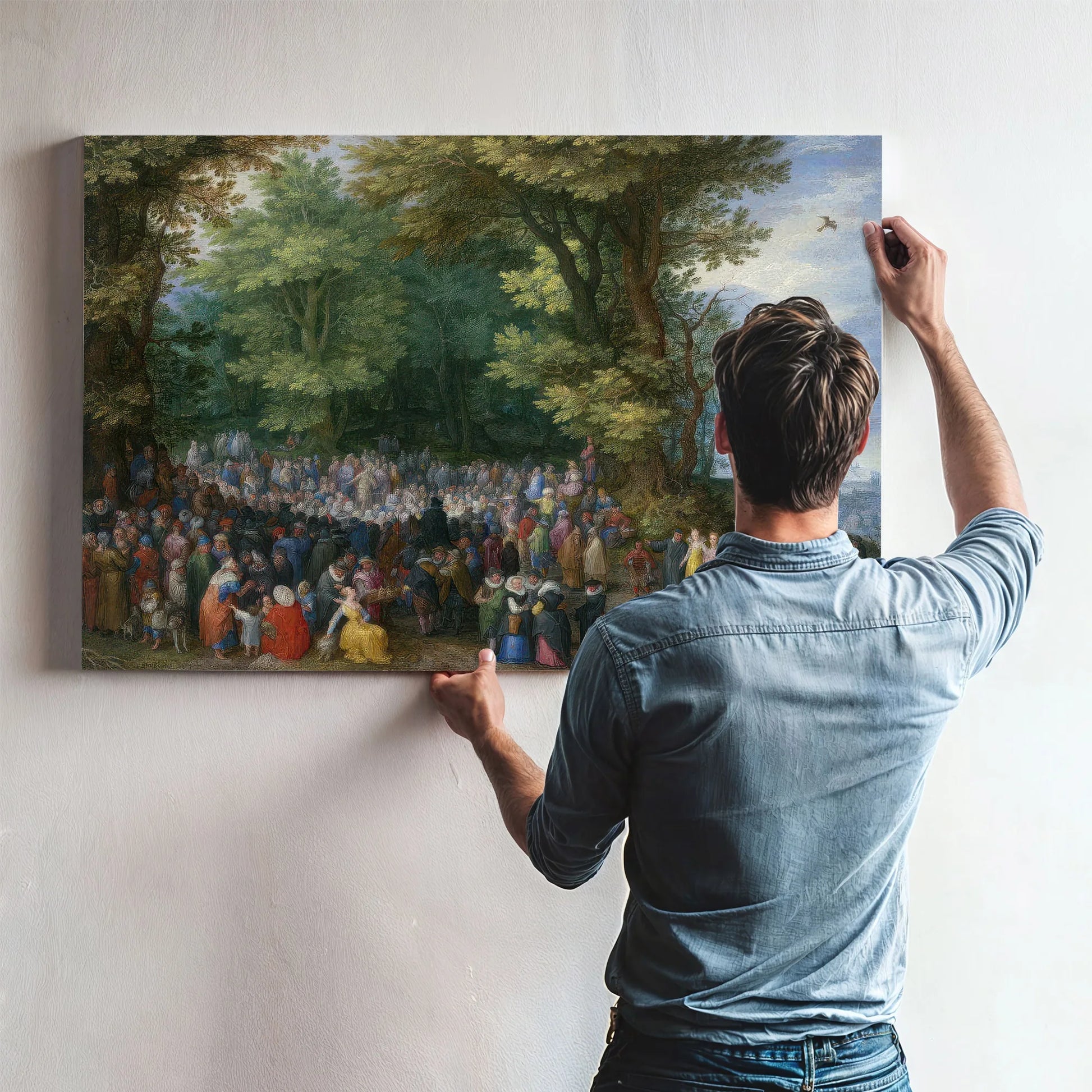 The Sermon On The Mount by Jan Brueghel The Elder Fine Art Print