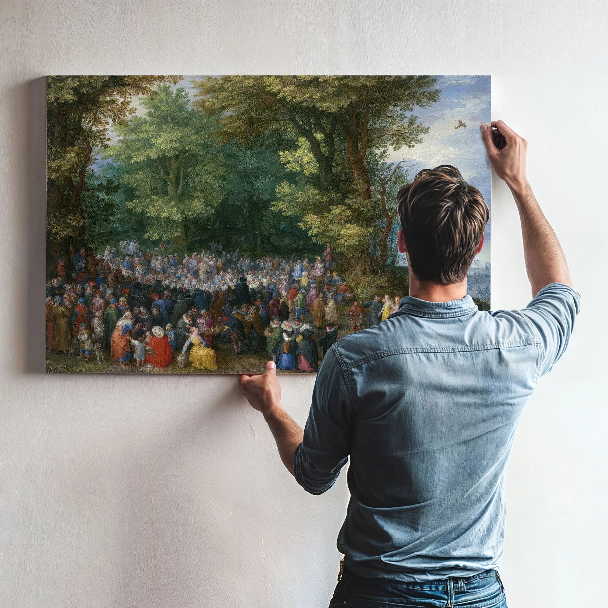 The Sermon On The Mount by Jan Brueghel The Elder Fine Art Print