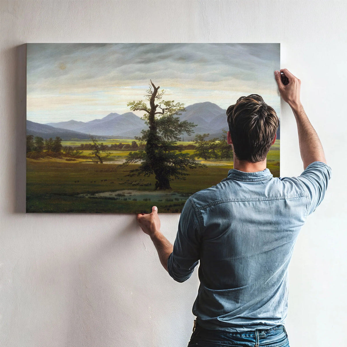 The Lone Tree 1822 By Caspar David Friedrich Fine Art Print