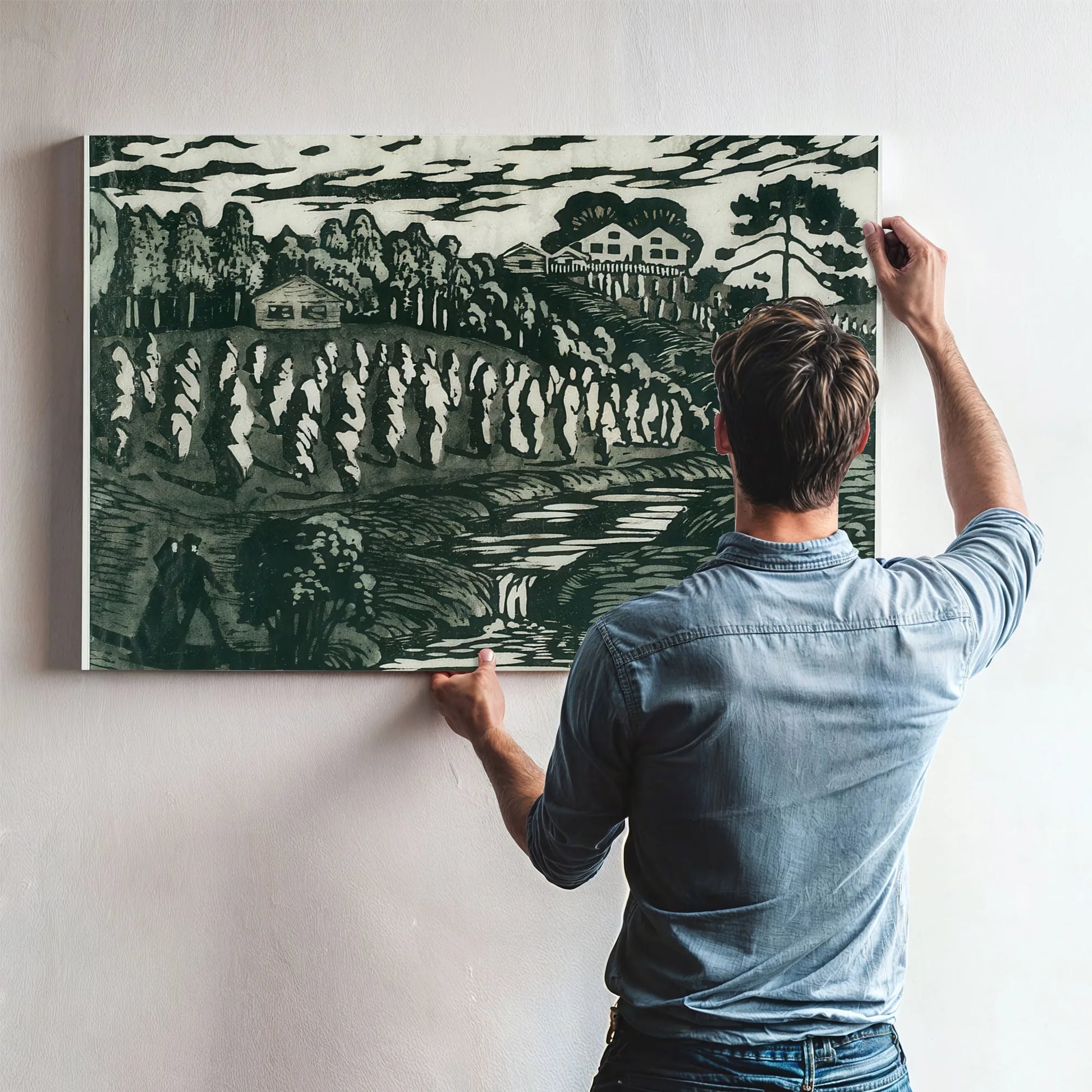 Large Stook 4 By Nicolai Astrup Fine Art Print