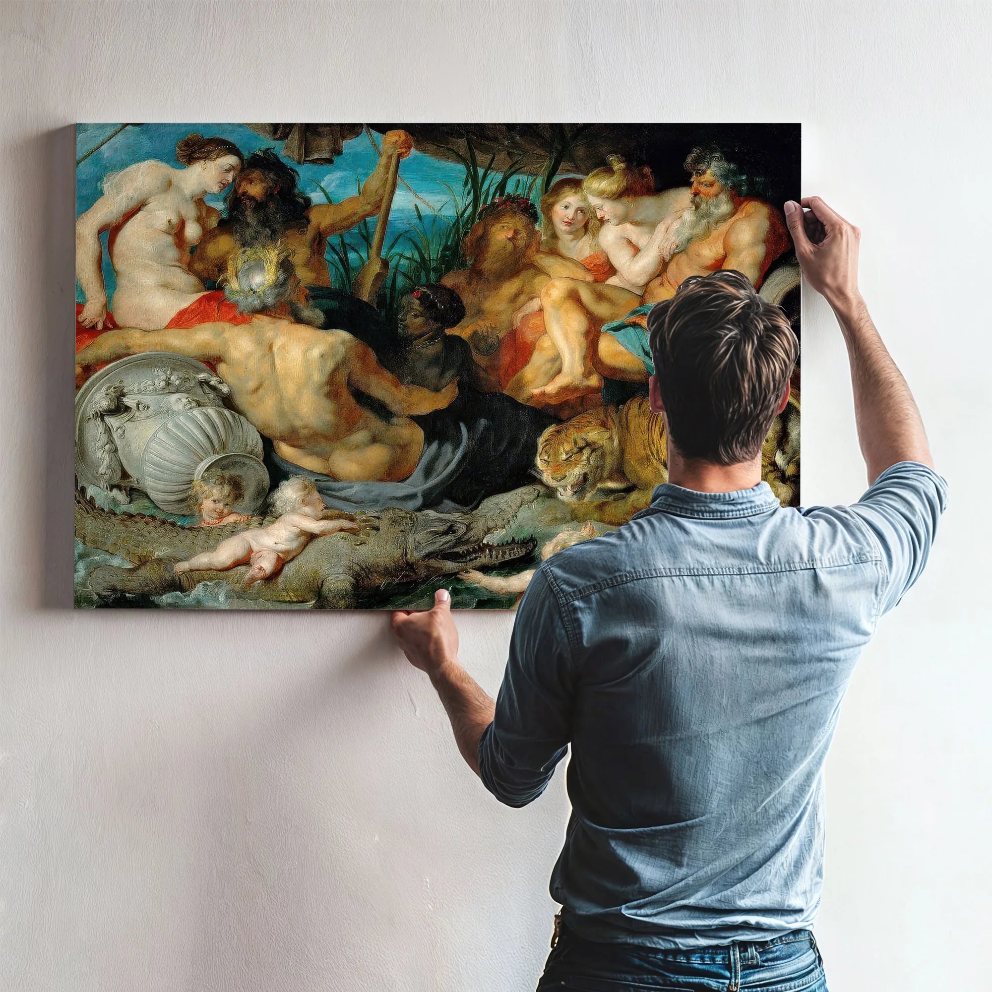 Peter Paul Rubens The Four Continents 1615 By Peter Paul Rubens Fine Art Print