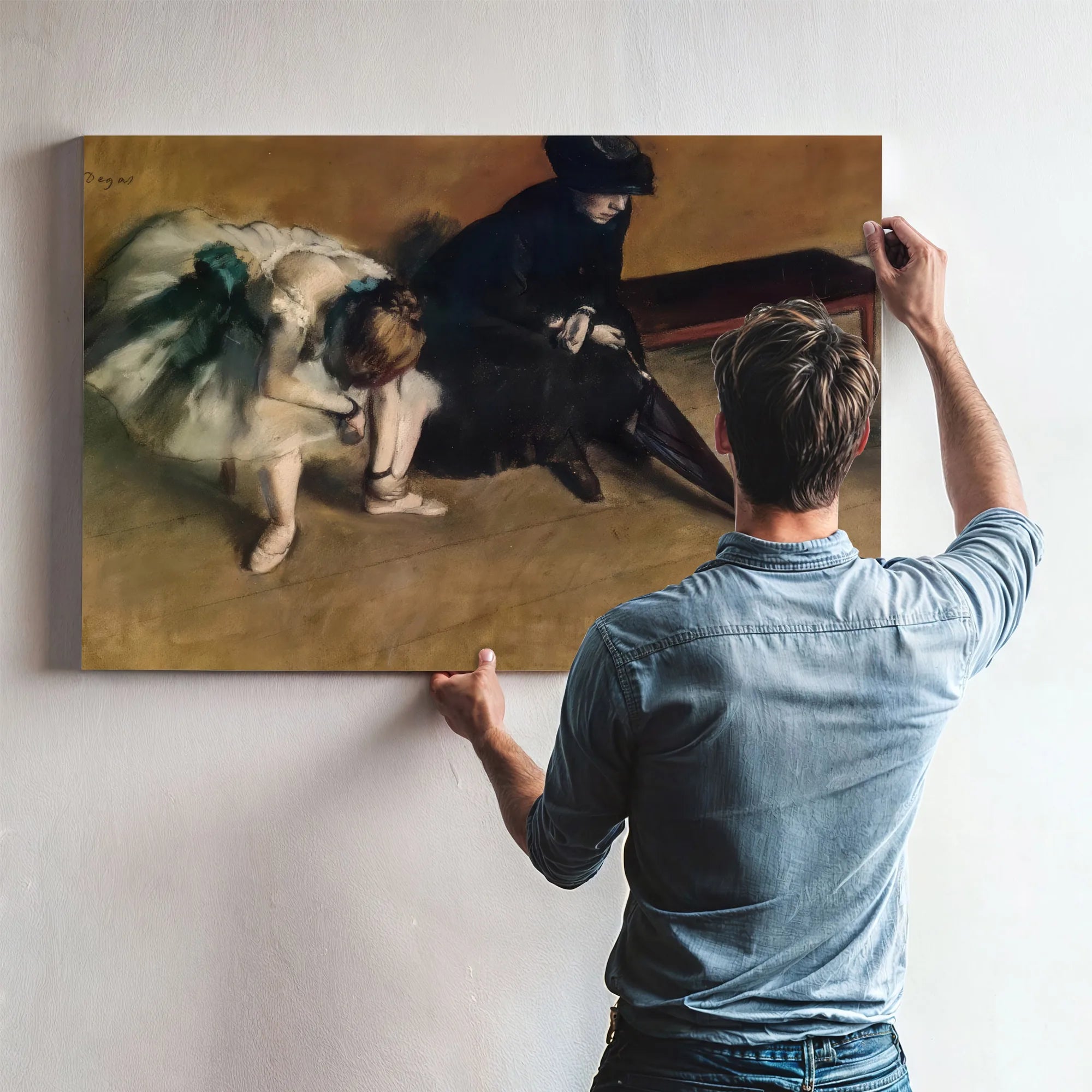 Woman By Edgar Degas Fine Art Print