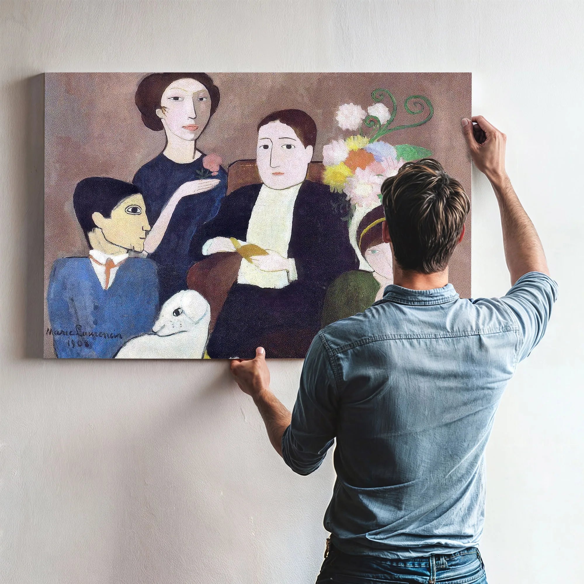 Group Of Artists 1908 By Marie Laurencin Fine Art Print