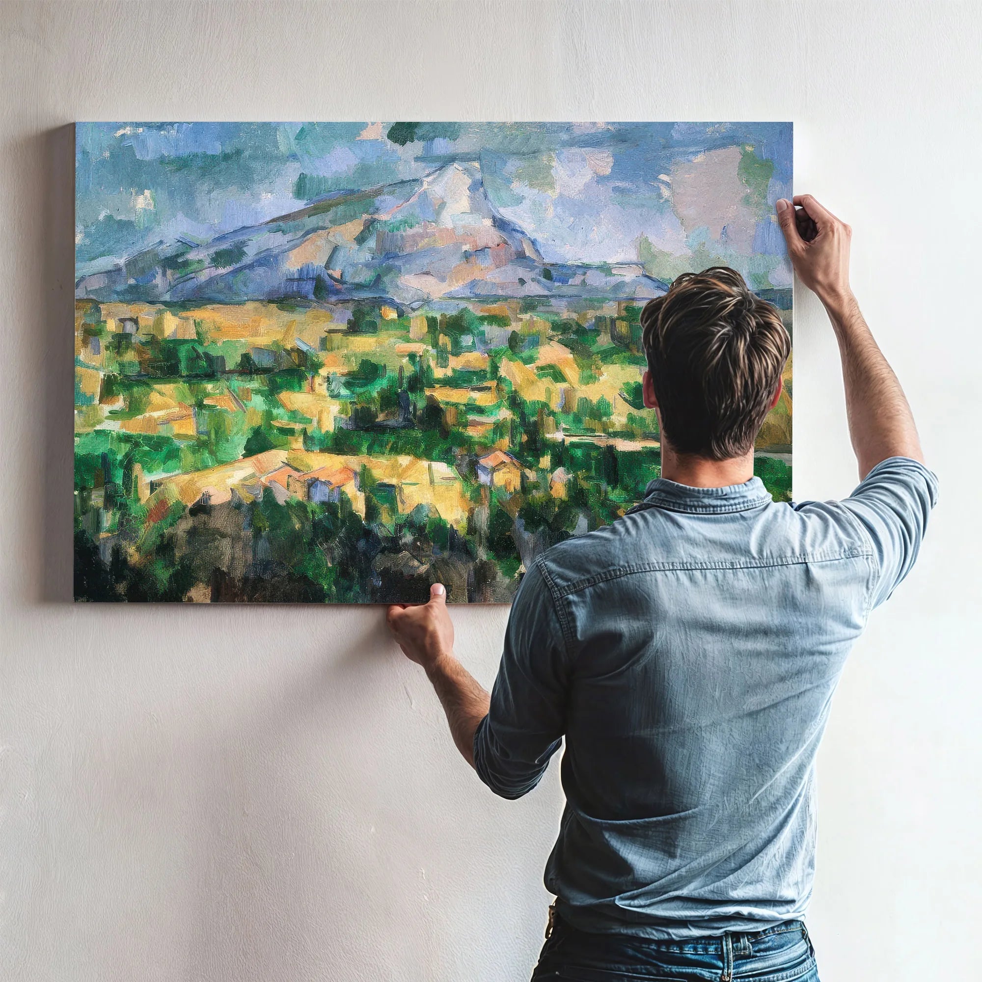 Mont Sainte Victoire By Paul Cezanne Fine Art Print