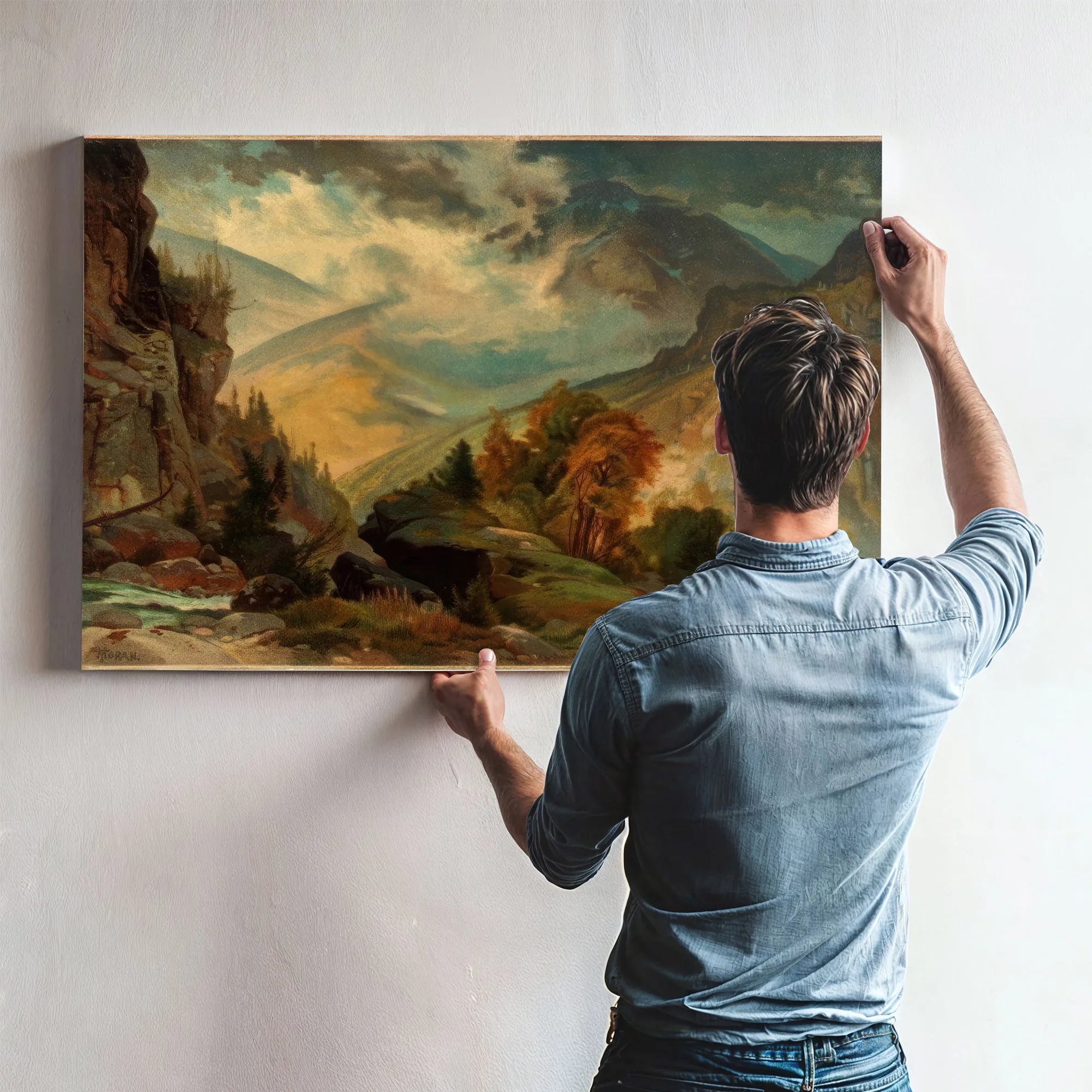 The White Mountains By Thomas Moran Fine Art Print