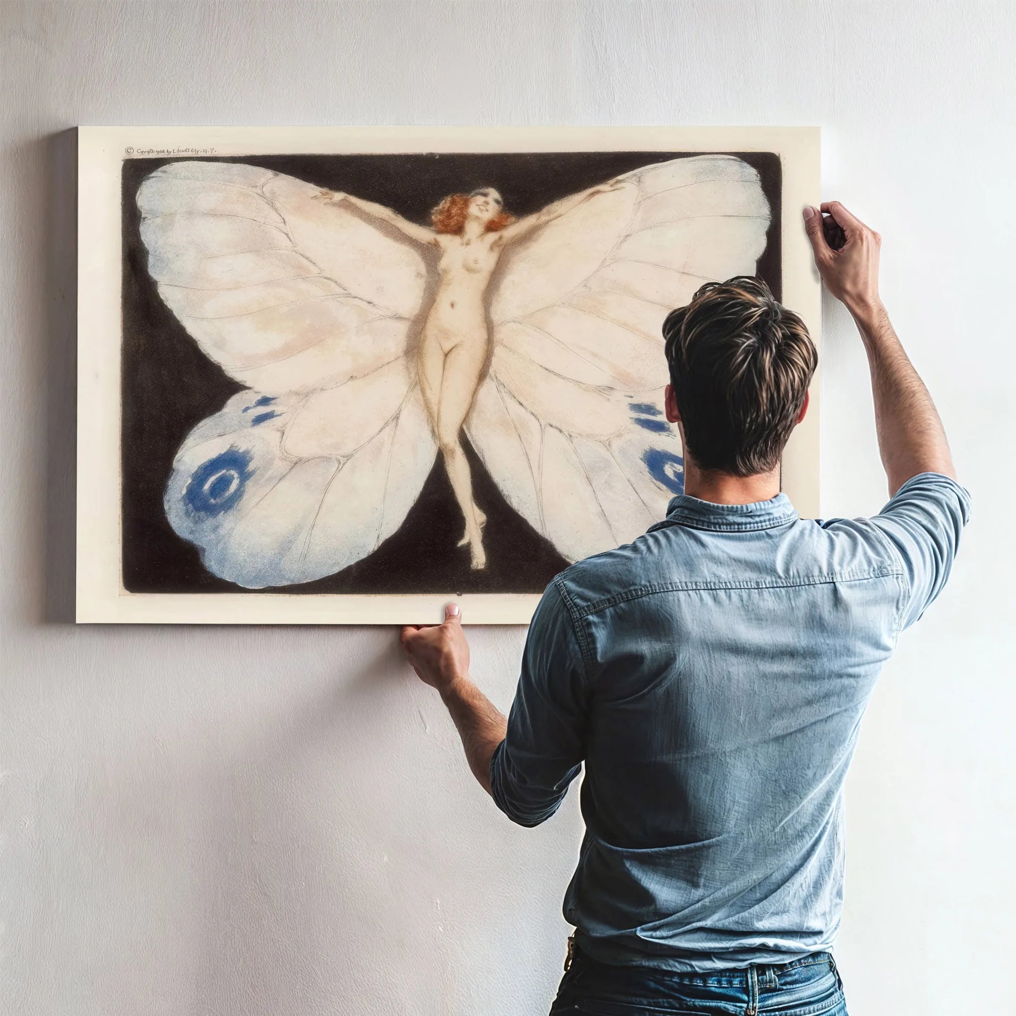 Open Wings 1936 By Louis Icart Fine Art Print