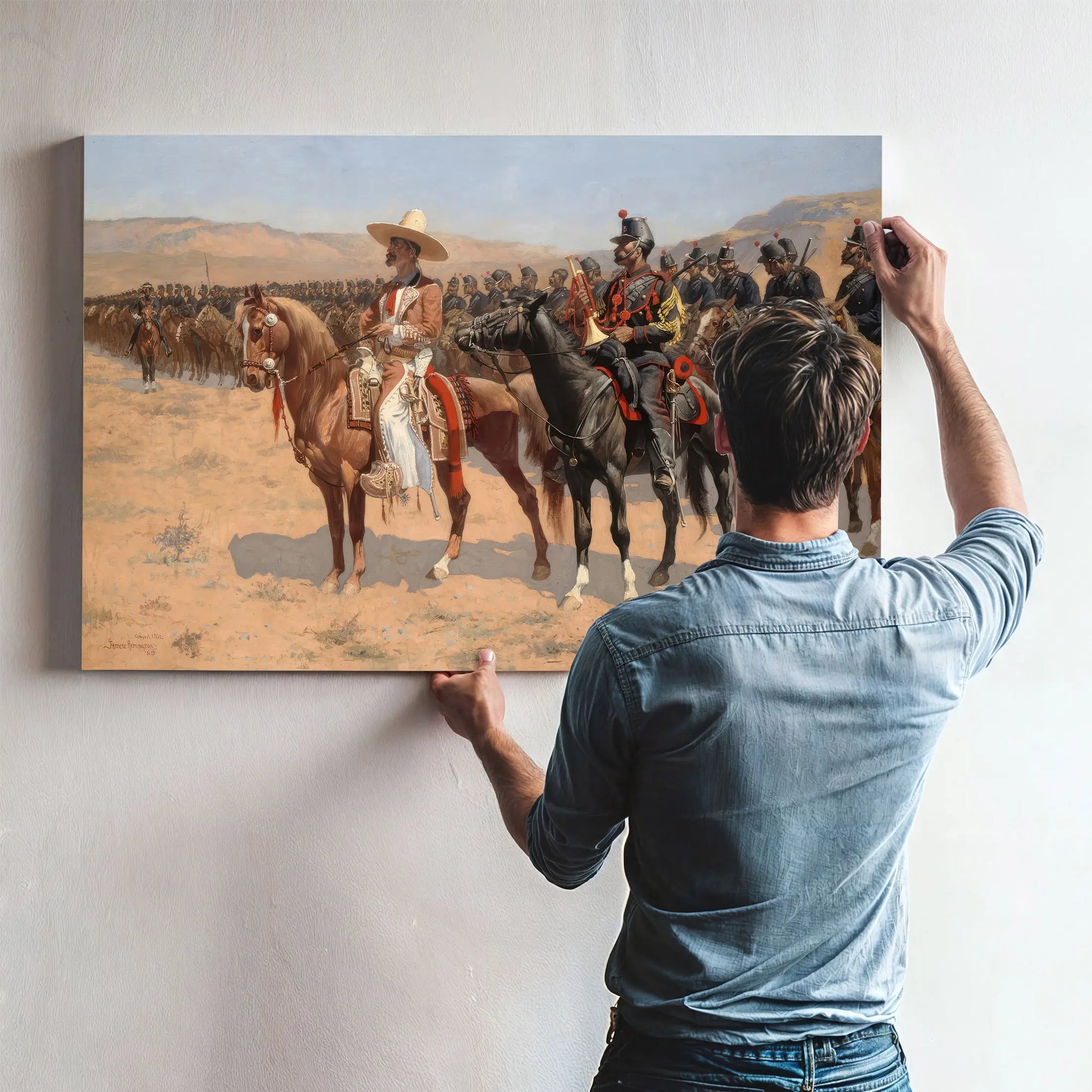The Mexican Major A by Frederic Remington