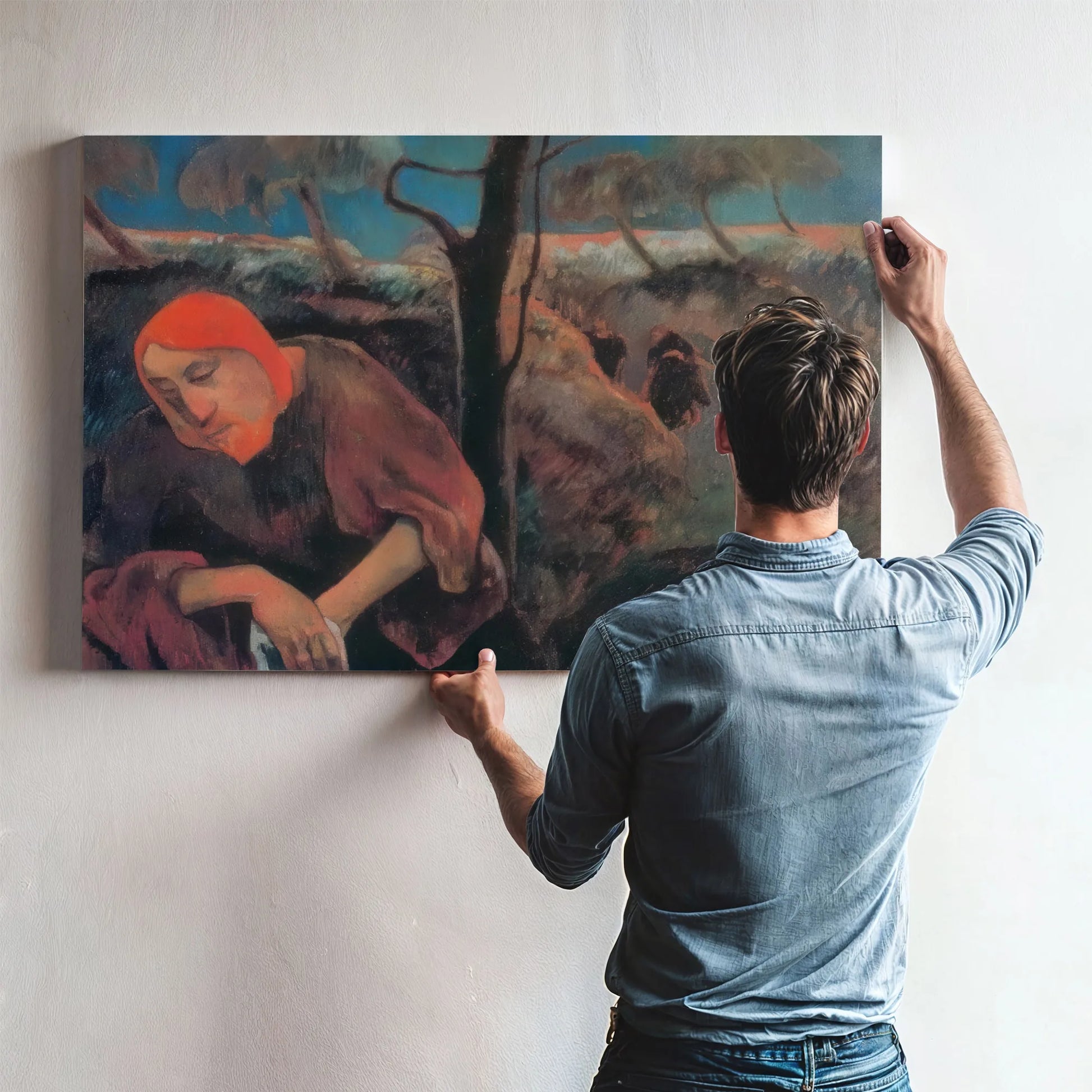 Christ In The Garden Of Olives By Paul Gauguin Fine Art Print