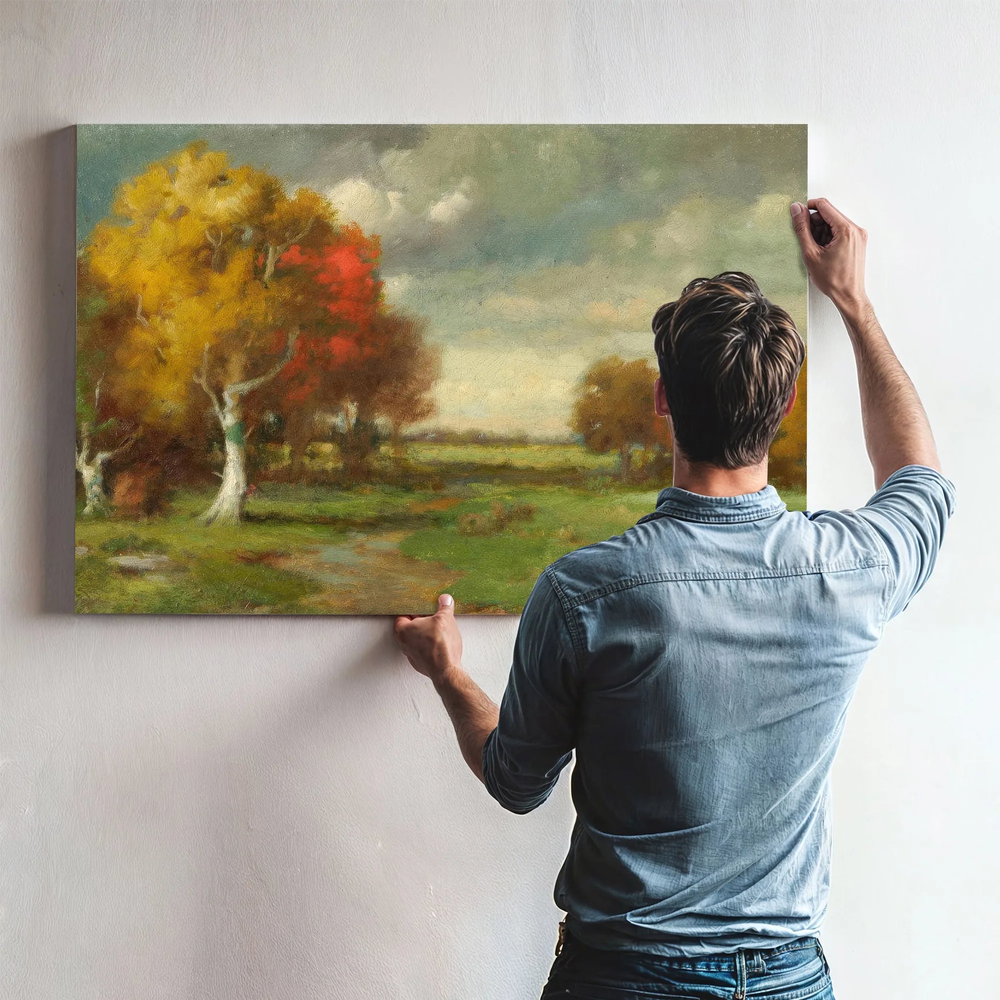 Country Pasture By Robert Atkinson Fox Fine Art Print
