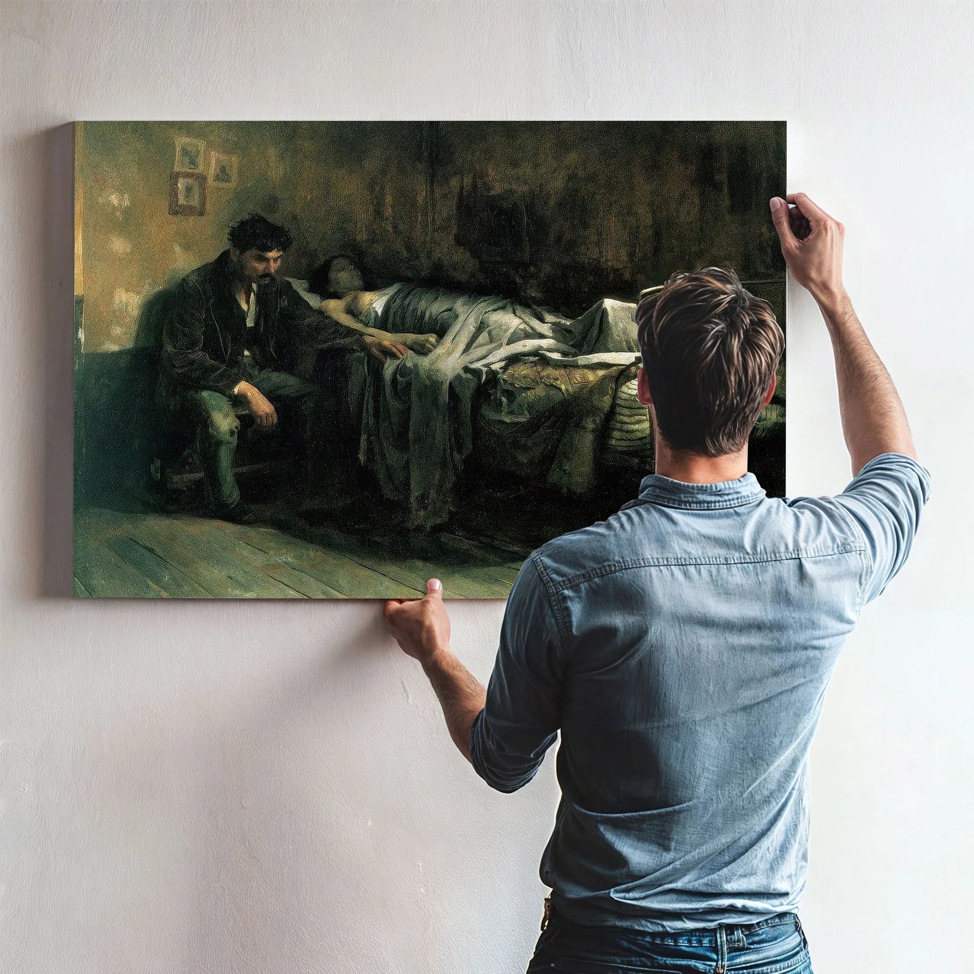 The Misery 1886 By Cristobal Rojas Poleo Fine Art Print
