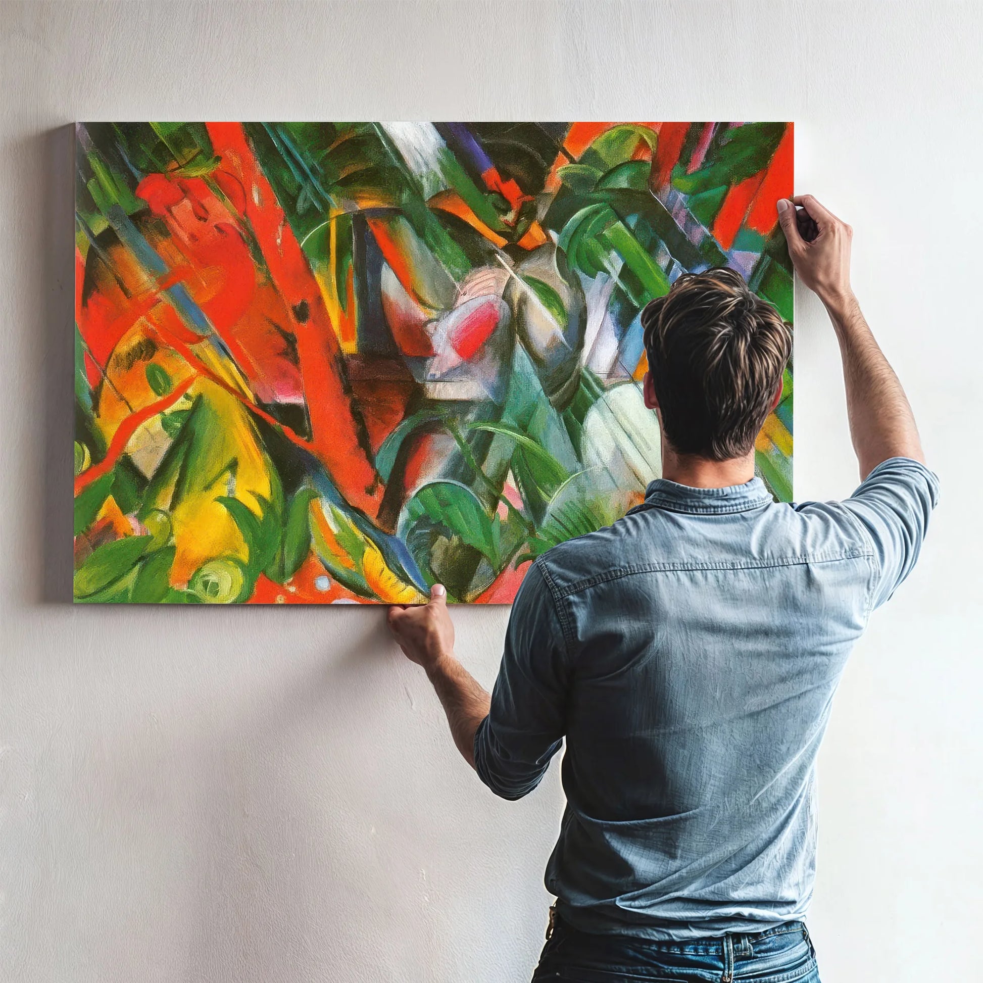 Rain By Franz Marc Fine Art Print