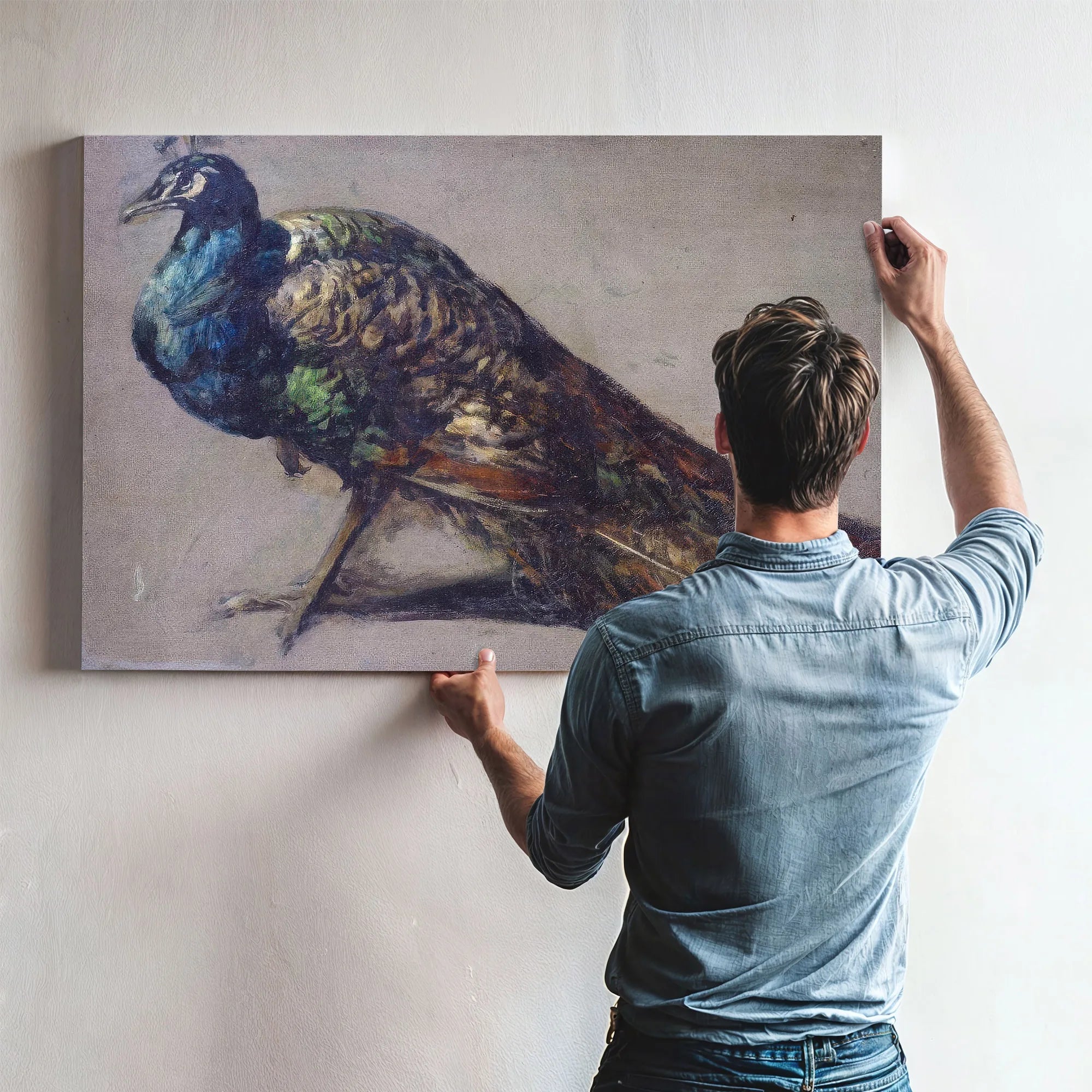 Study Of A Peacock For 'The Judgement Of Paris' By William Etty Fine Art Print