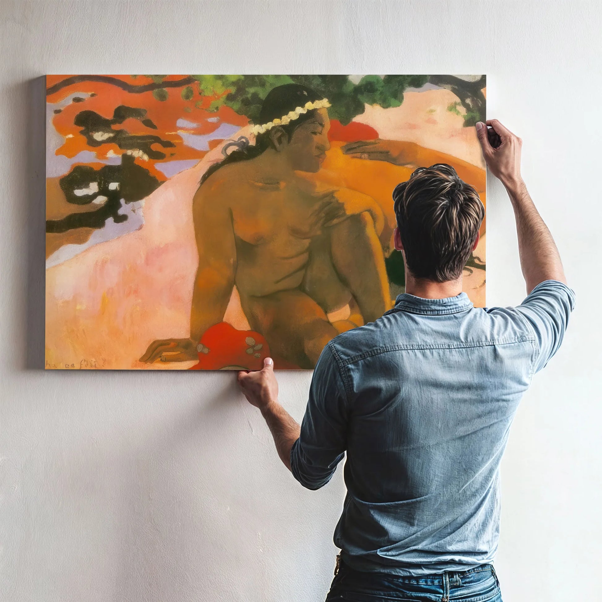Aha Oe Feii ( What Are You Jealous) By Paul Gauguin Fine Art Print