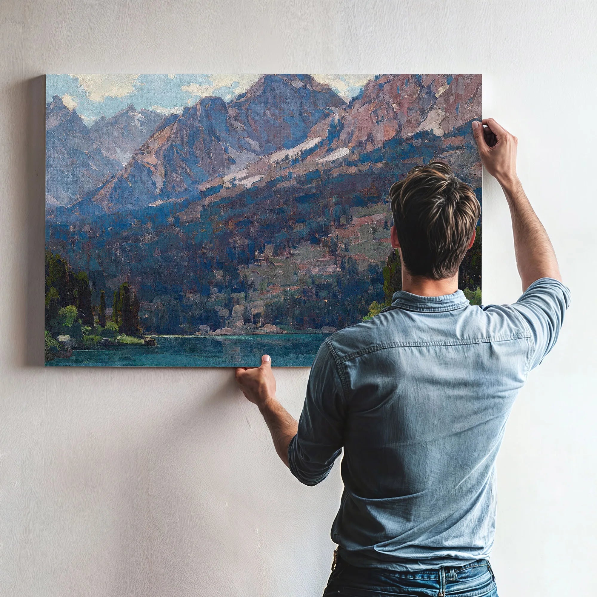 Rugged Peaks By Edgar Payne Fine Art Print