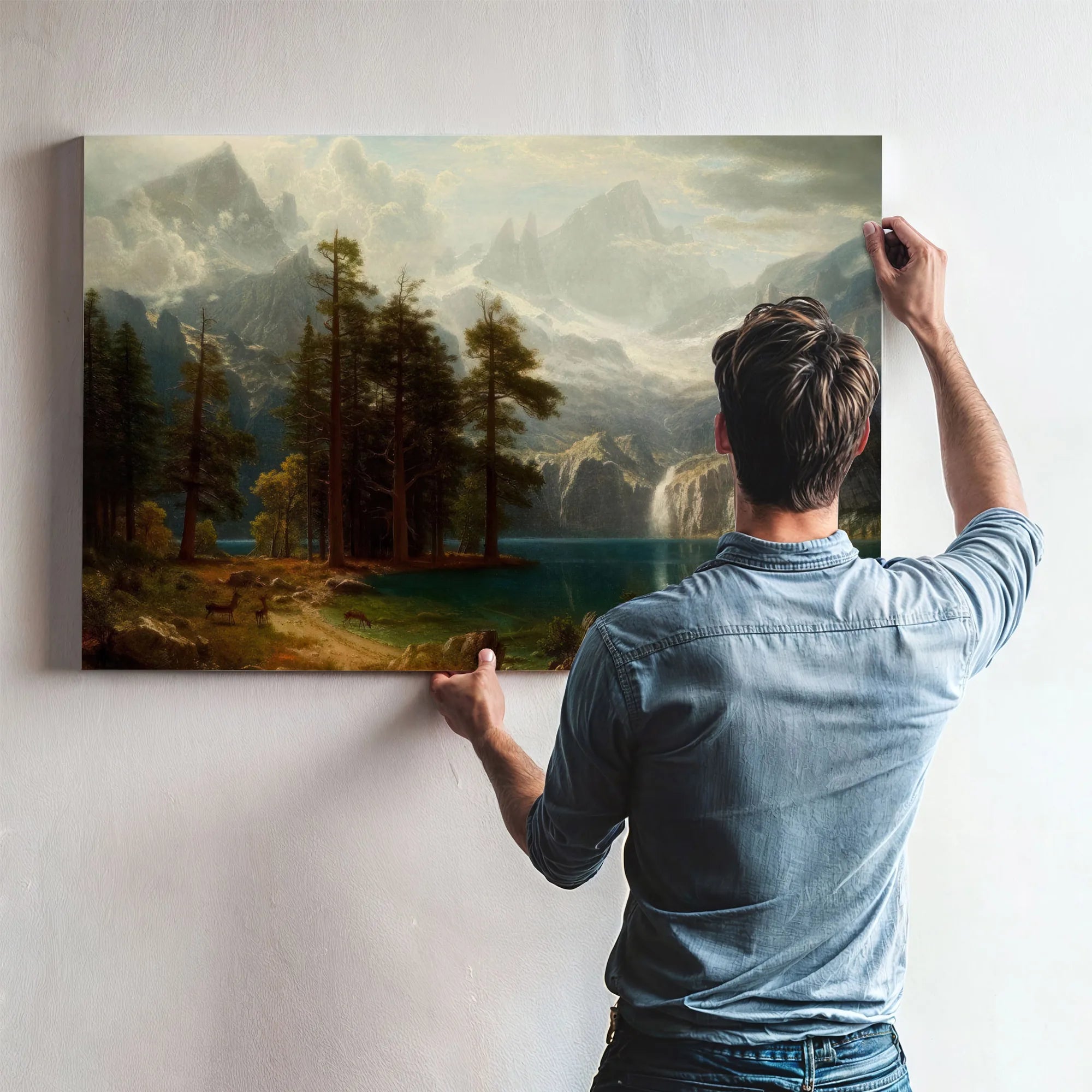 Sierra Nevada 1873 By Albert Bierstadt Fine Art Print