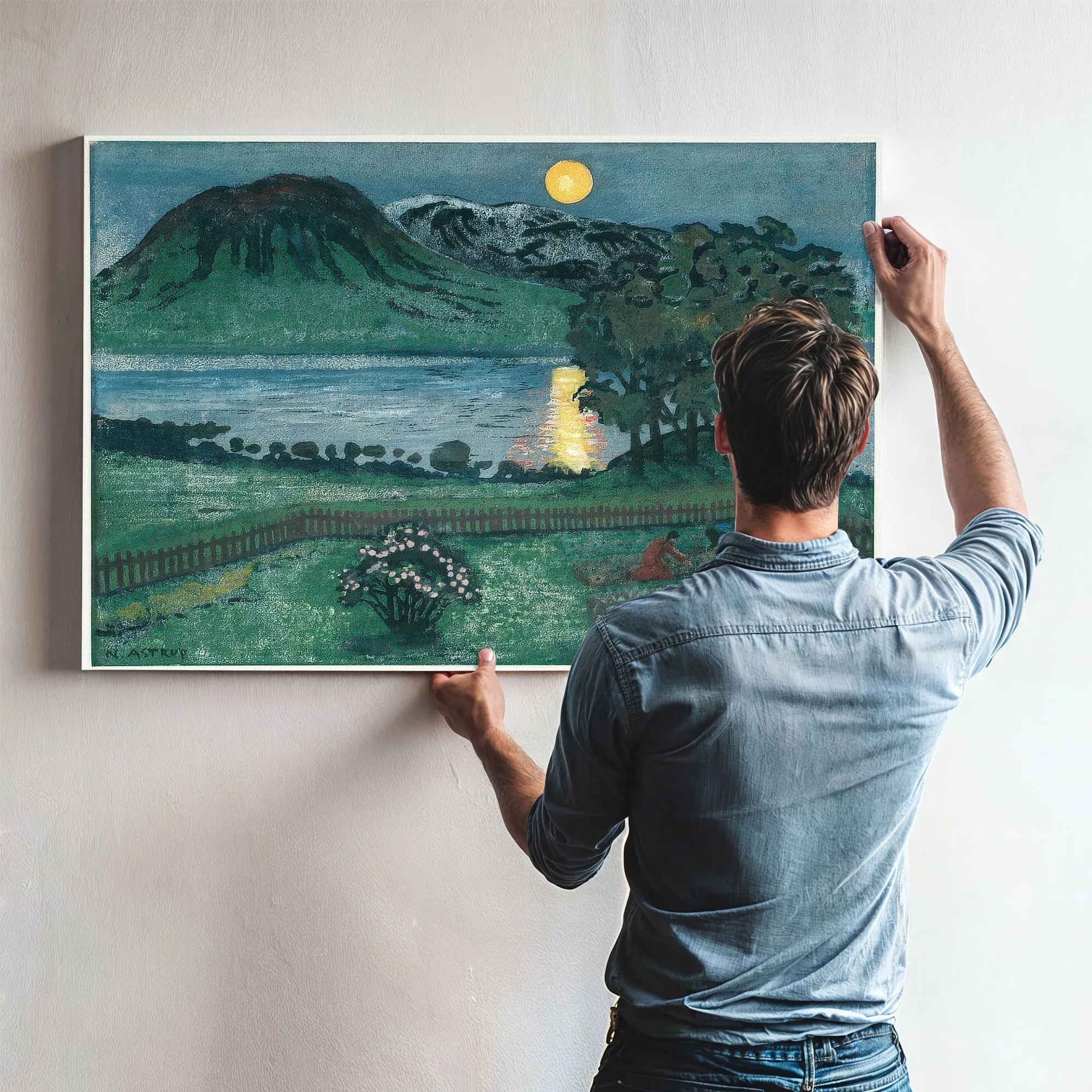 The Moon In May 7 By Nicolai Astrup Fine Art Print