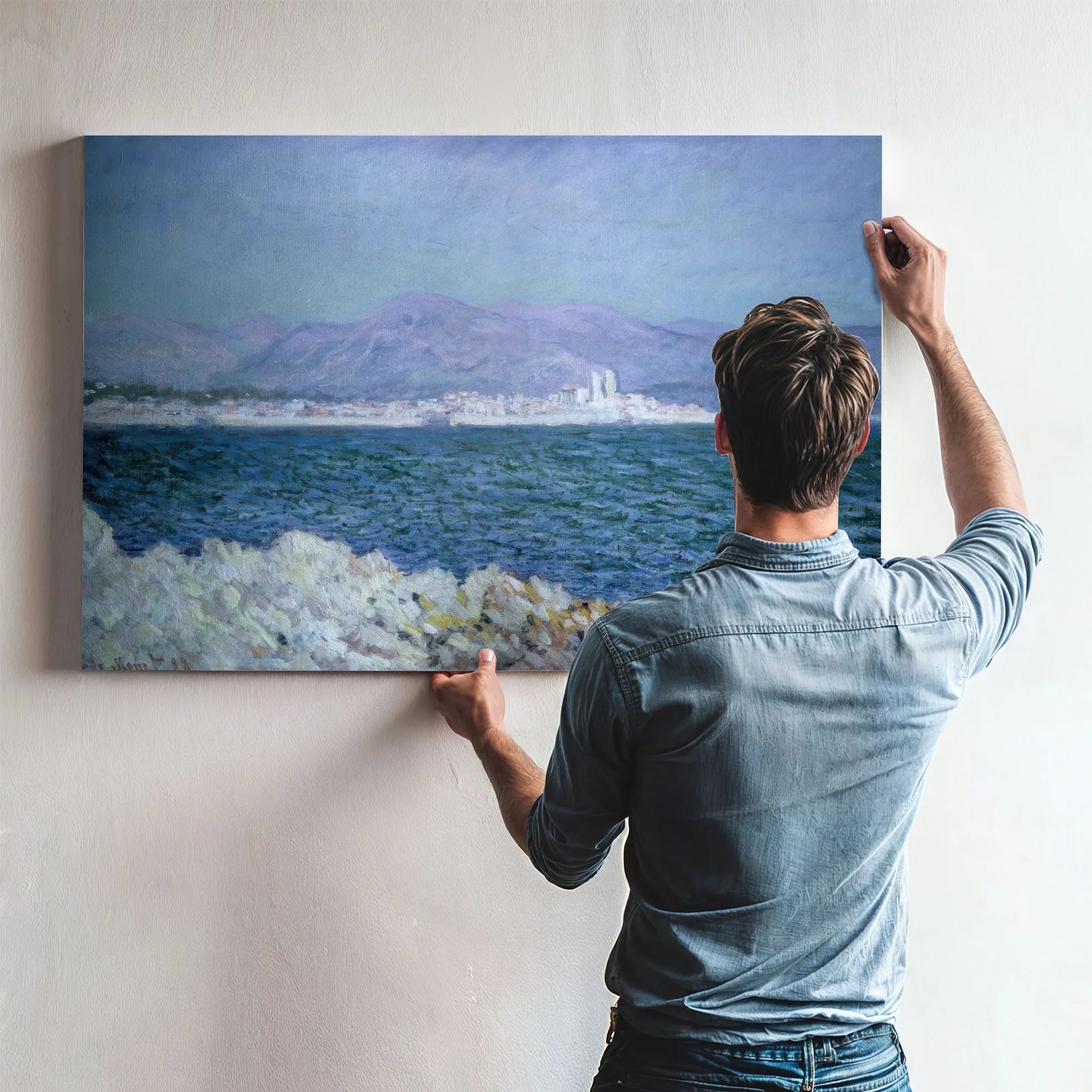 Gulf Of Antibes By Claude Monet Fine Art Print