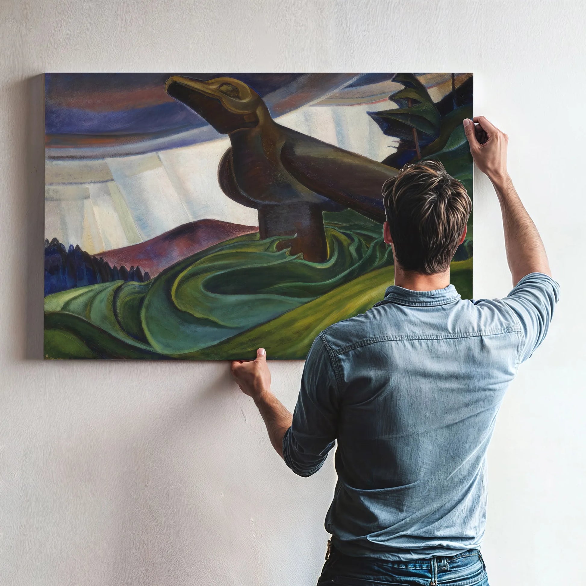 Big Raven 1931 By Emily Carr Fine Art Print