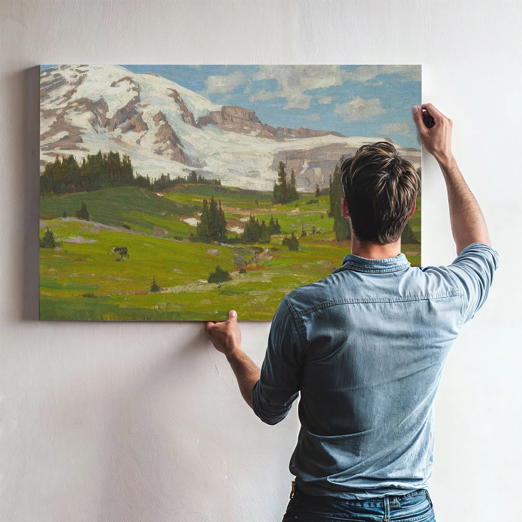 Mt. Rainier Washington 1915 By William Wendt Fine Art Print
