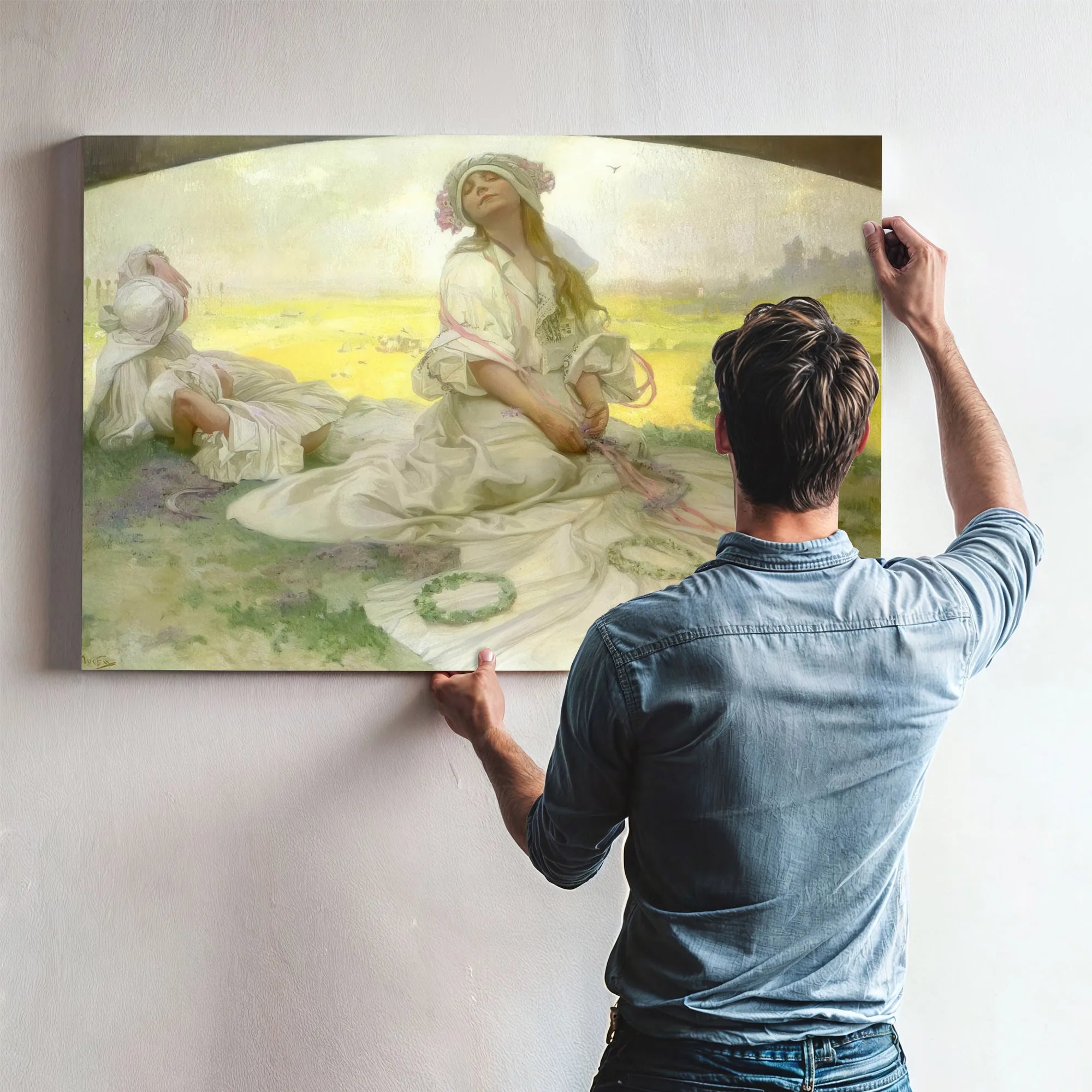 Song Of Bohemia (Our Song) By Alphonse Mucha Fine Art Print