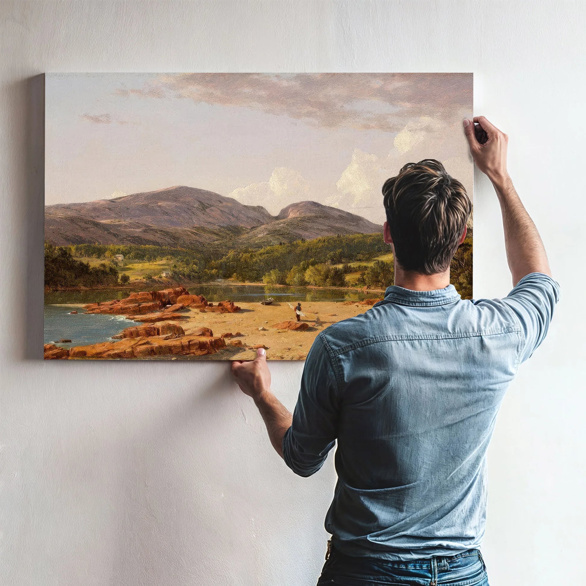 Otter Creek, Mount Desert By Frederic Edwin Church Fine Art Print