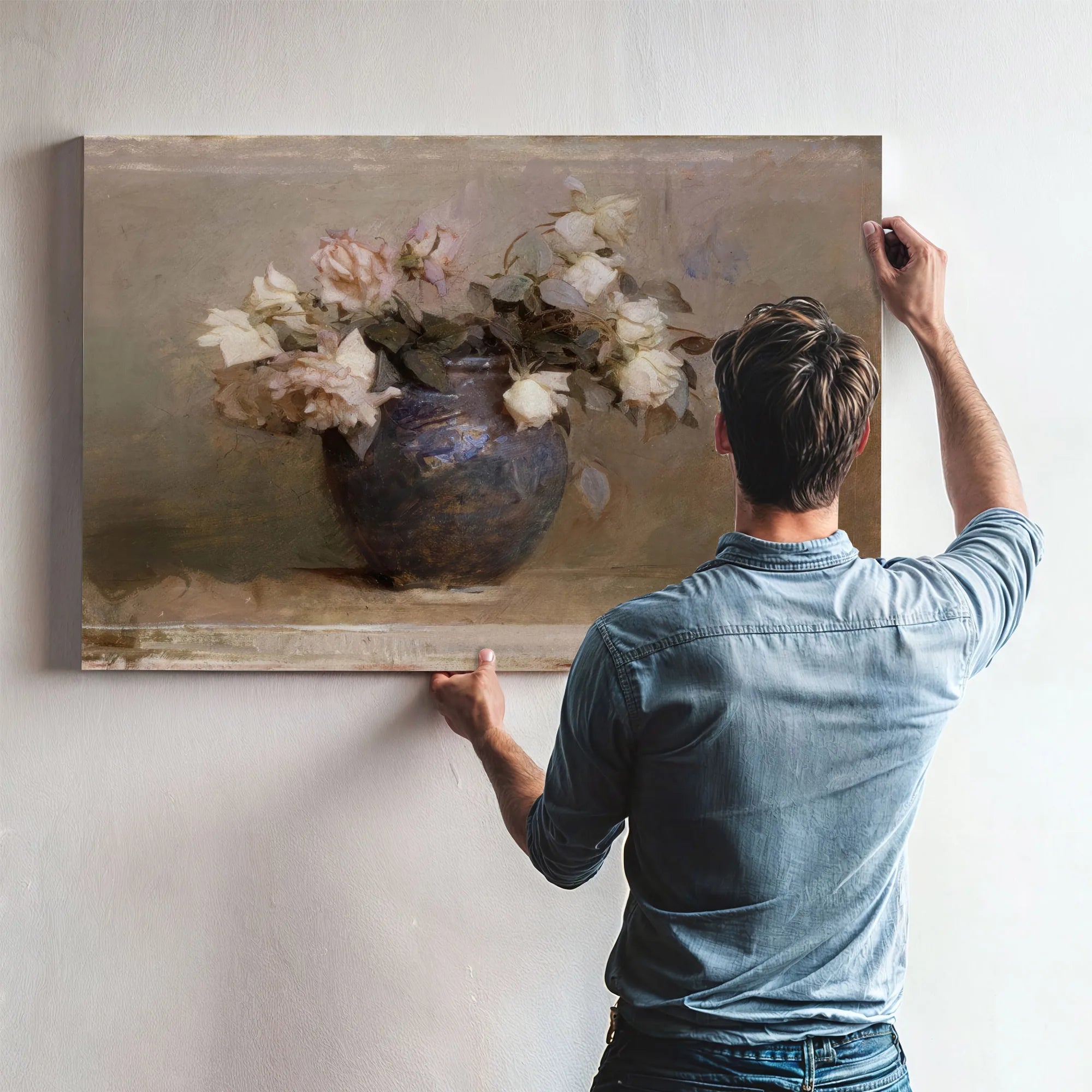 Roses By Abbott Handerson Thayer Fine Art Print