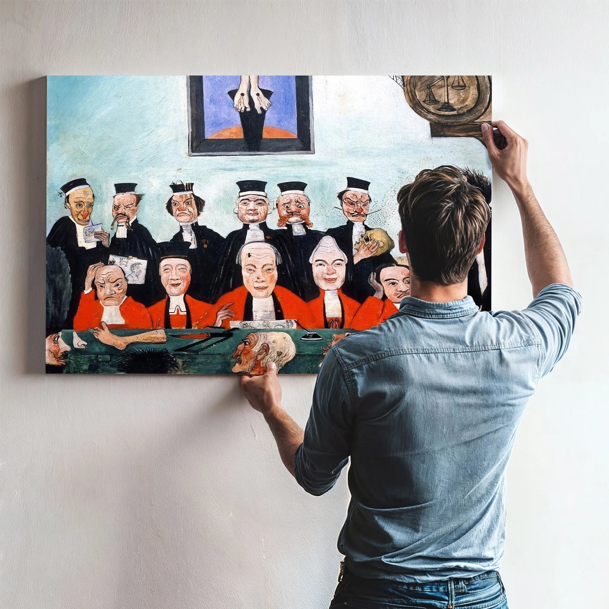 The Wise Judges By James Ensor Fine Art Print