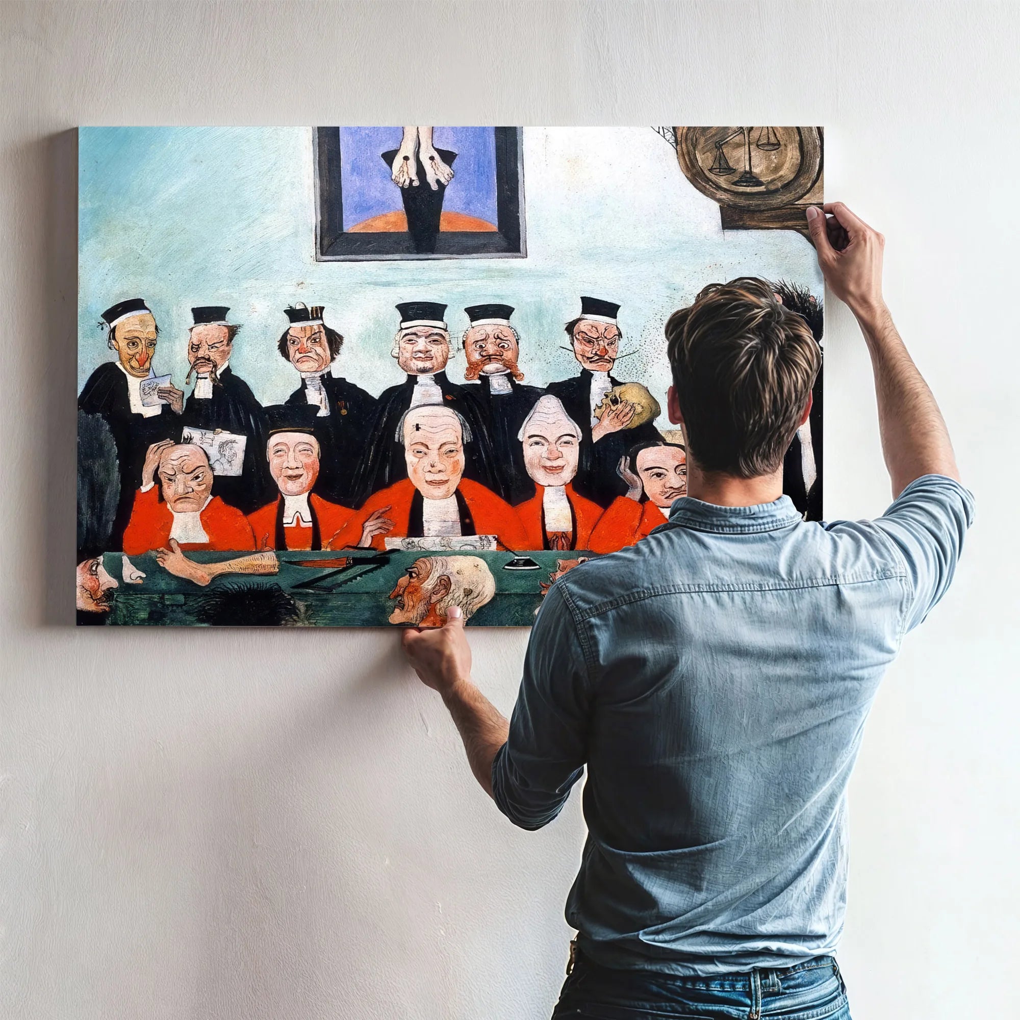 The Wise Judges By James Ensor Fine Art Print