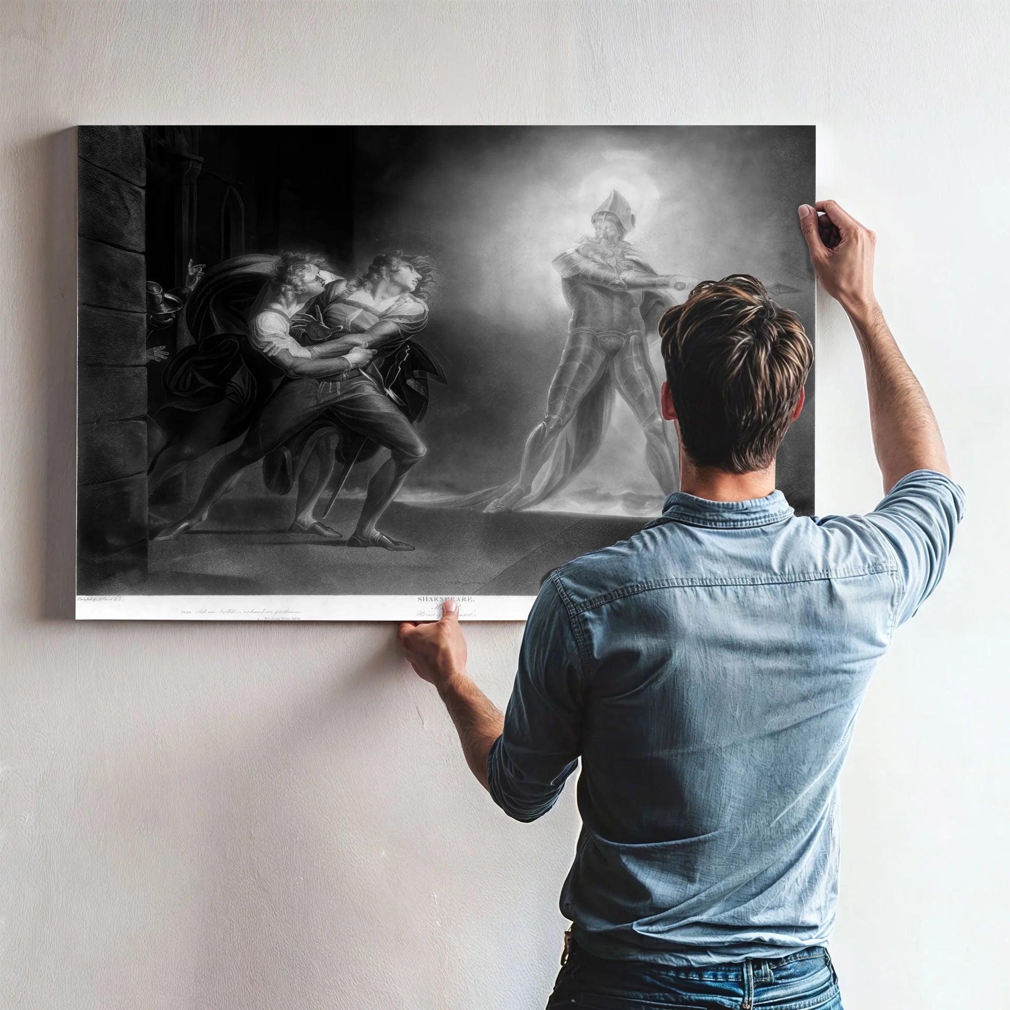 Hamlet, Prince Of Demark Act I Scene Iv By Henry Fuseli Fine Art Print