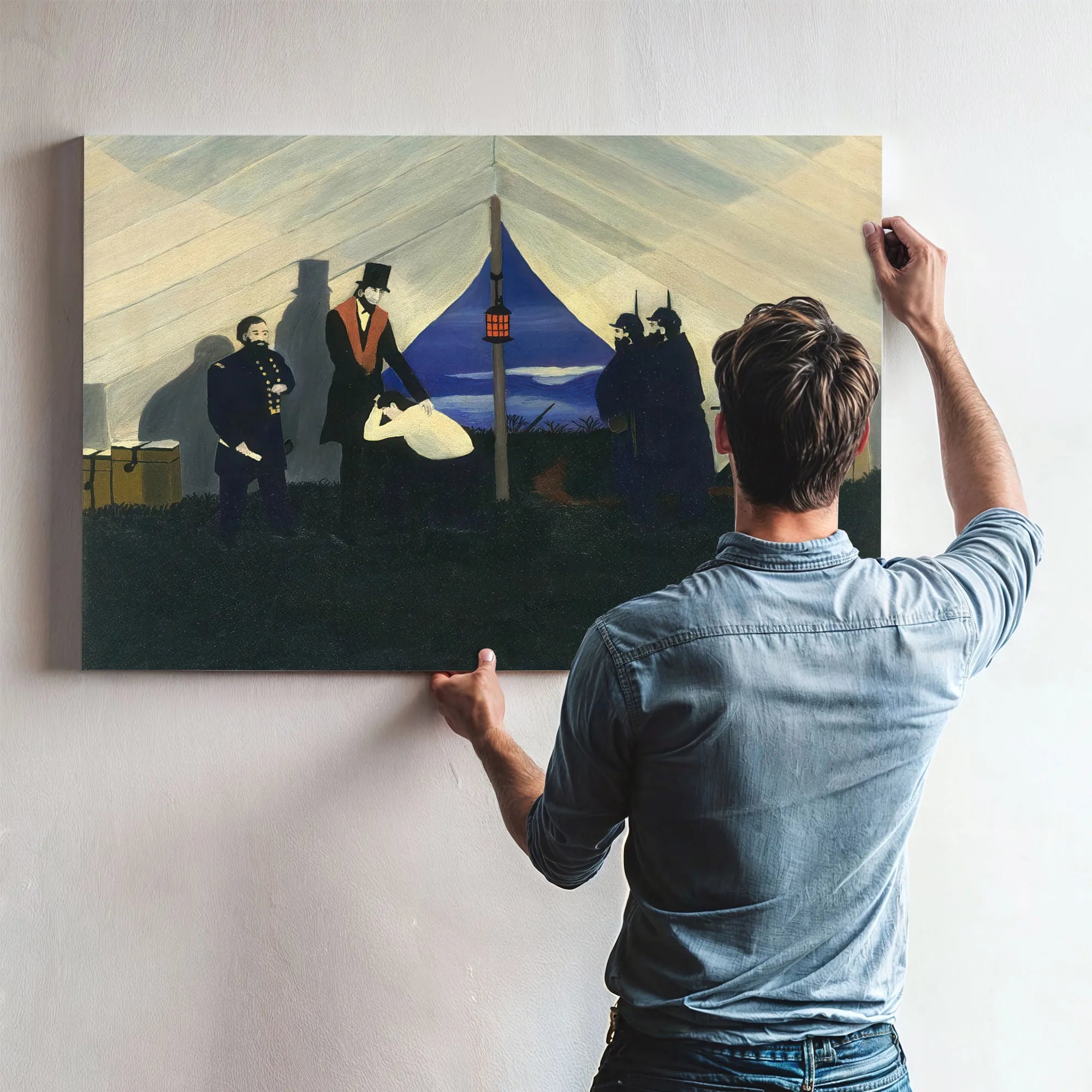 Abe Lincoln The Great Emancipator By Horace Pippin Fine Art Print