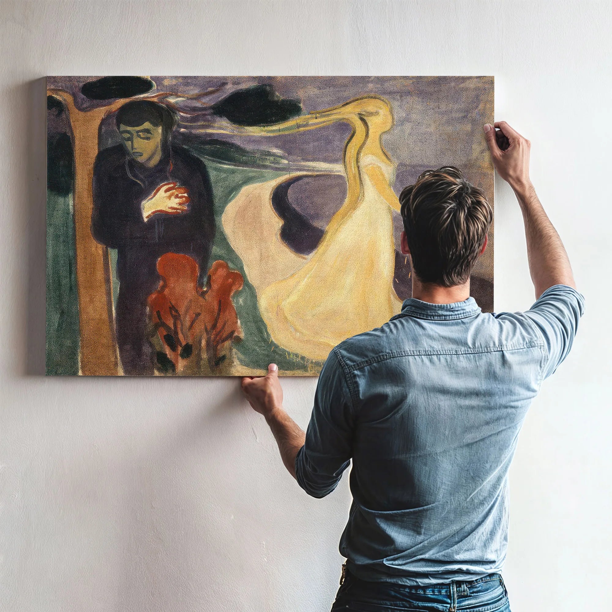 Separation 1896 96X127Cm Munch Museum M0024 3000X By Edvard Munch Fine Art Print