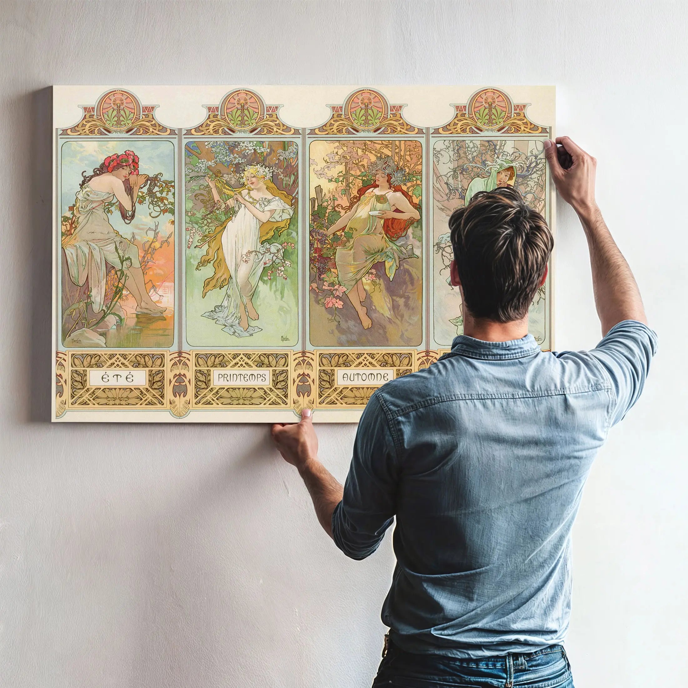The Seasons by Alphonse Mucha