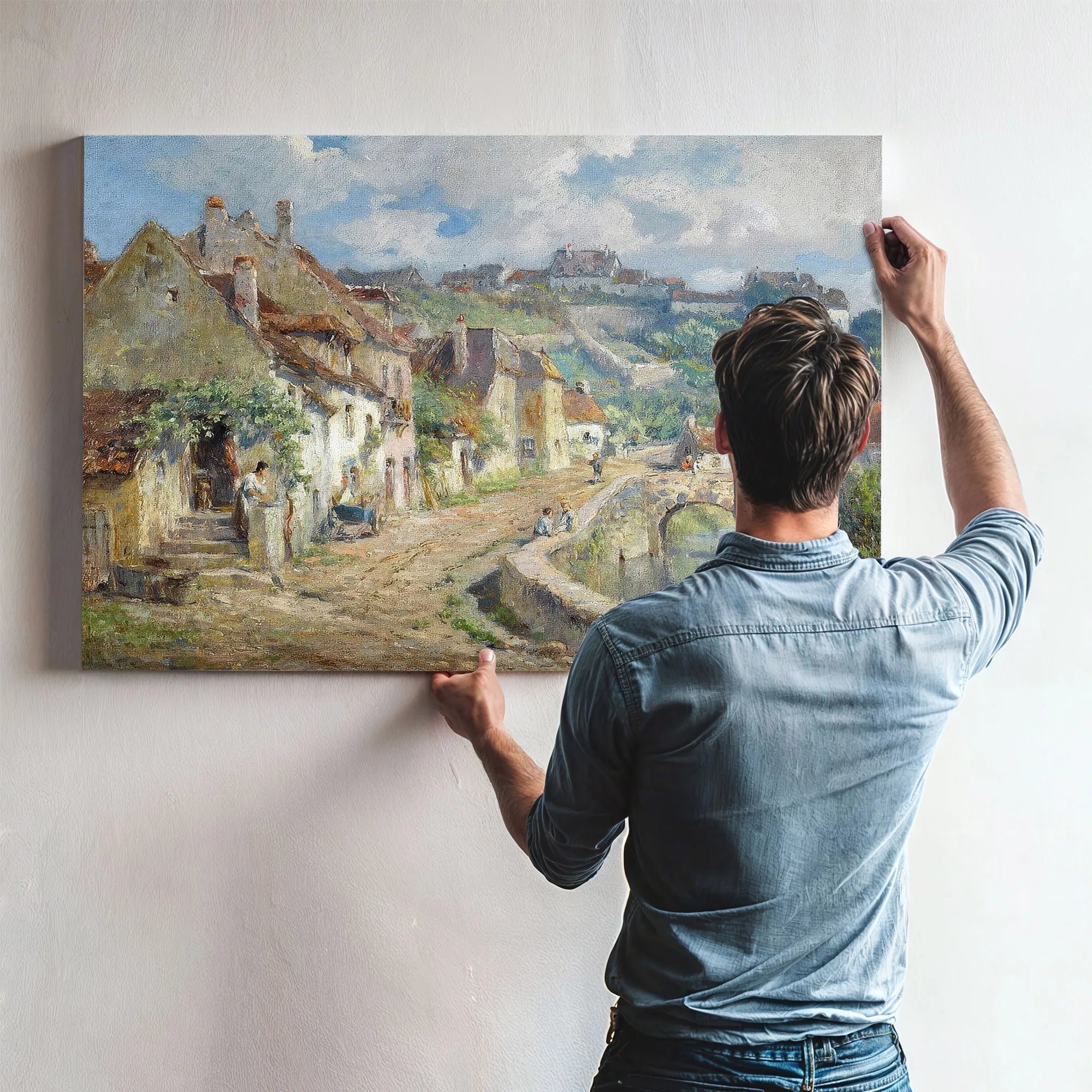French Village By Colin Campbell Cooper Fine Art Print