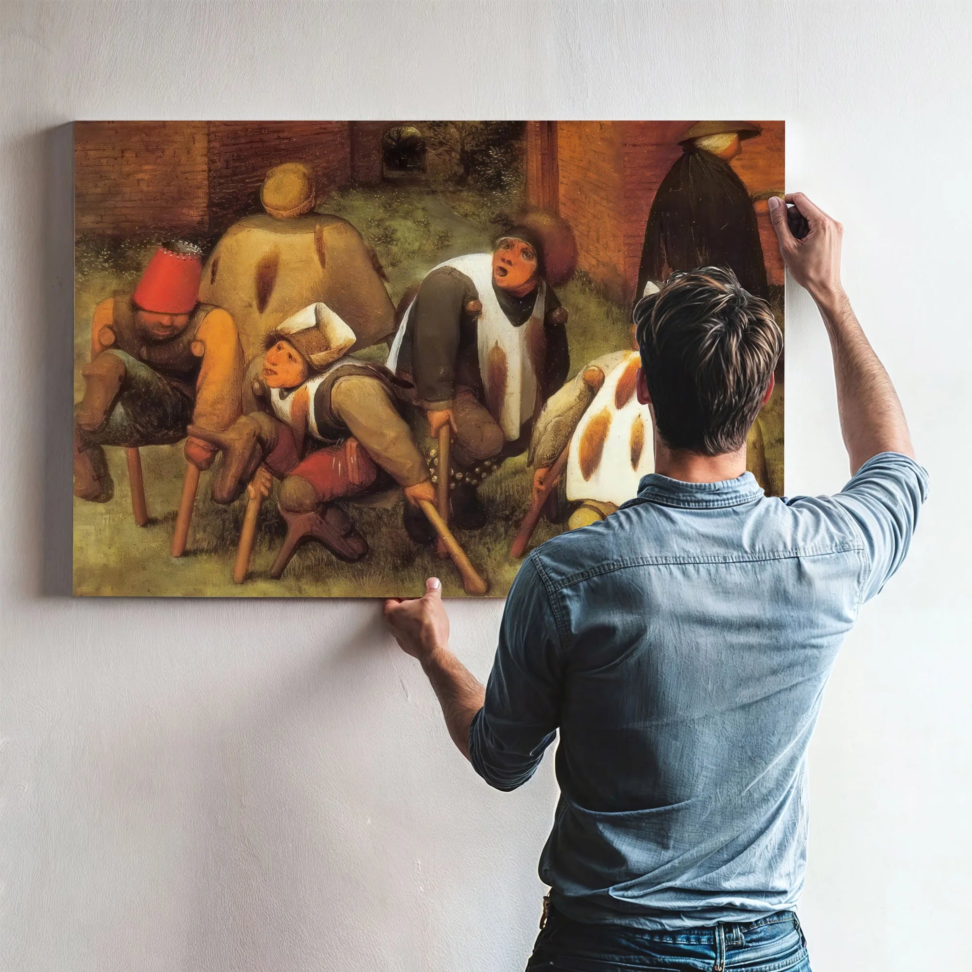The Cripples 1568 By Pieter Bruegel Fine Art Print