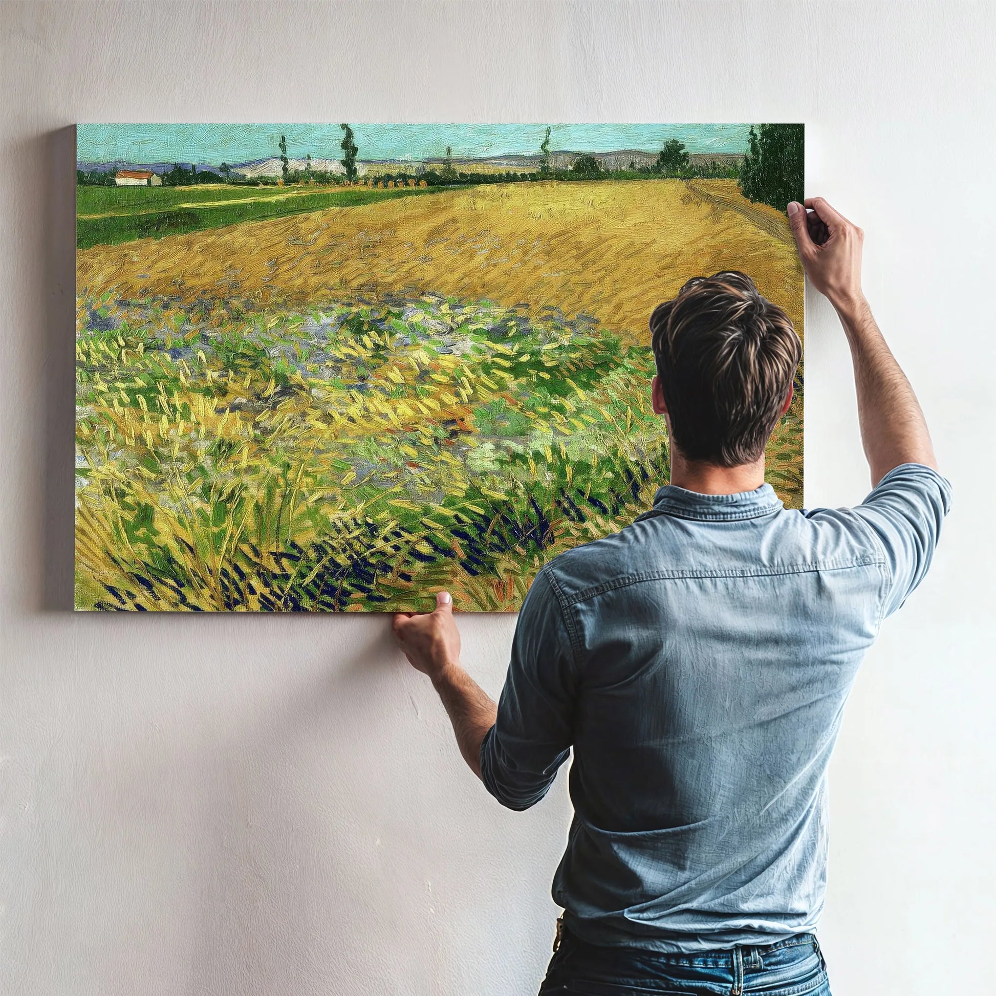 Wheatfield 2 By Vincent Van Gogh Fine Art Print
