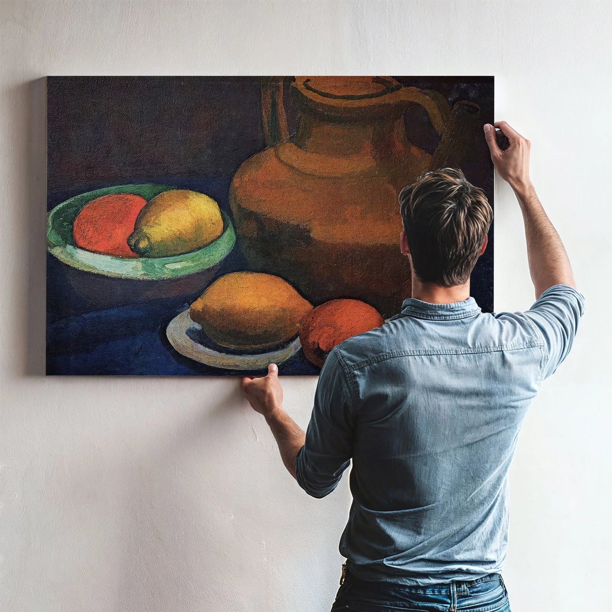 Still Life With Clay Pitcher By Paula Modersohn Becker Fine Art Print