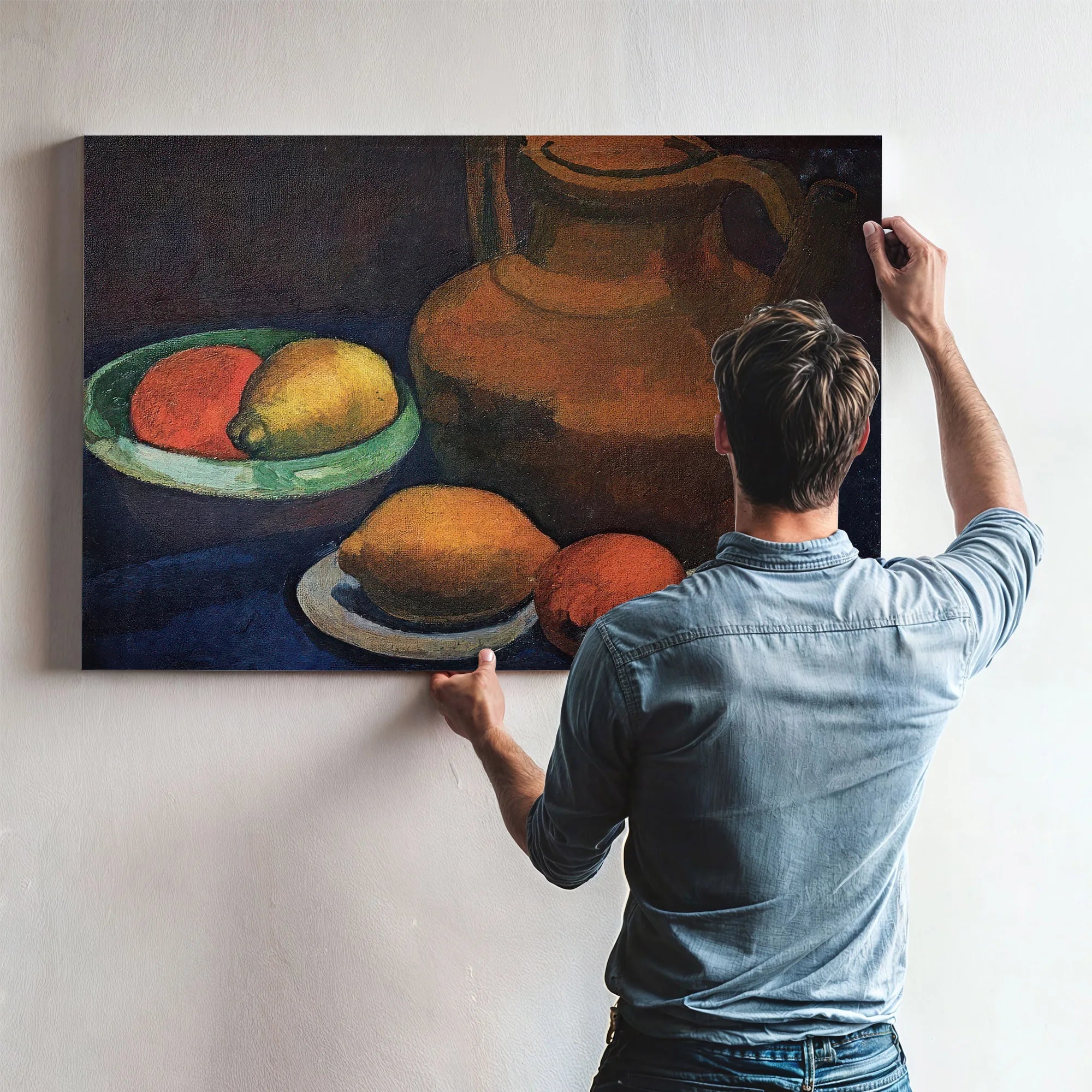 Still Life With Clay Pitcher By Paula Modersohn Becker Fine Art Print