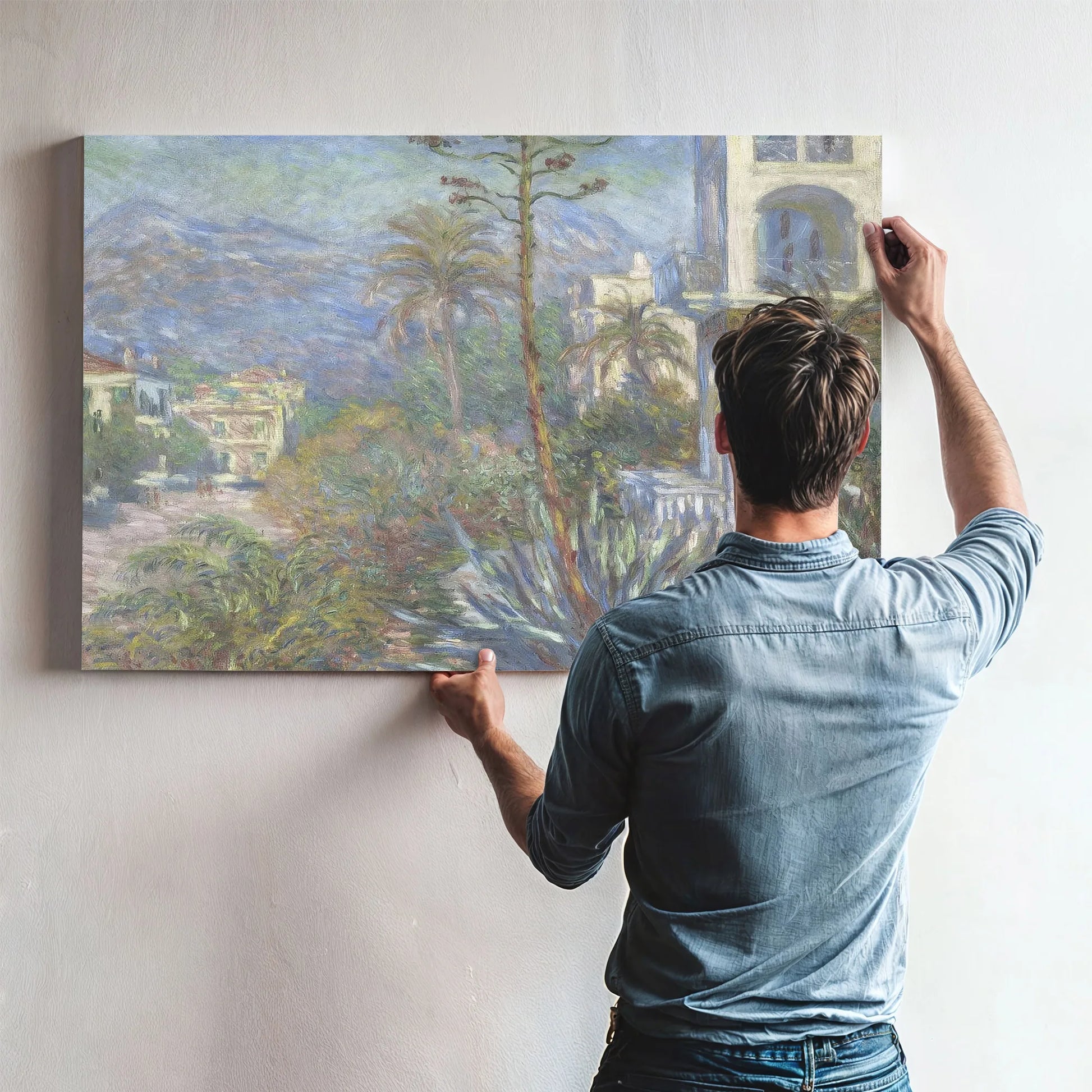 Villas At Bordighera By Claude Monet Fine Art Print