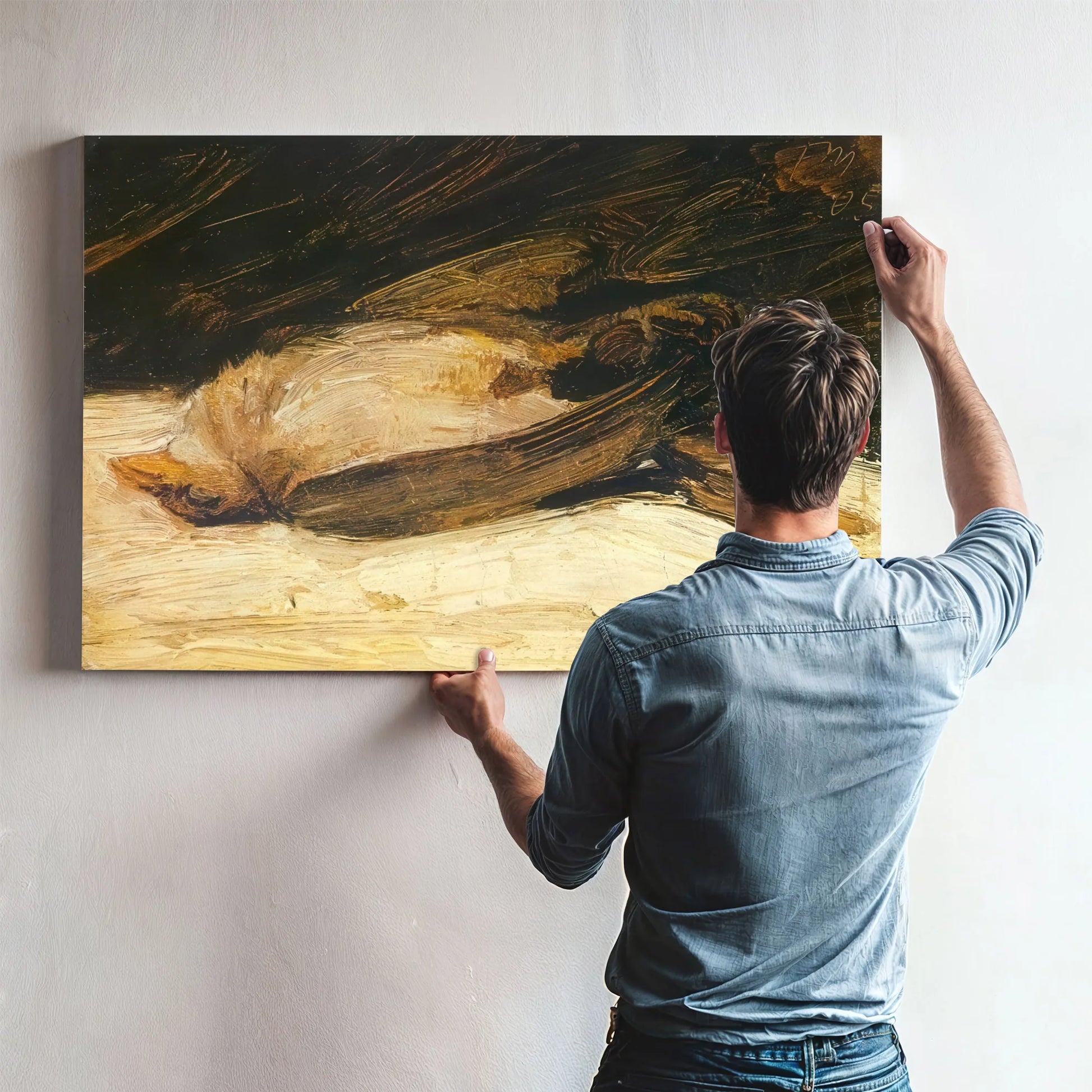The Dead Sparrow By Franz Marc Fine Art Print