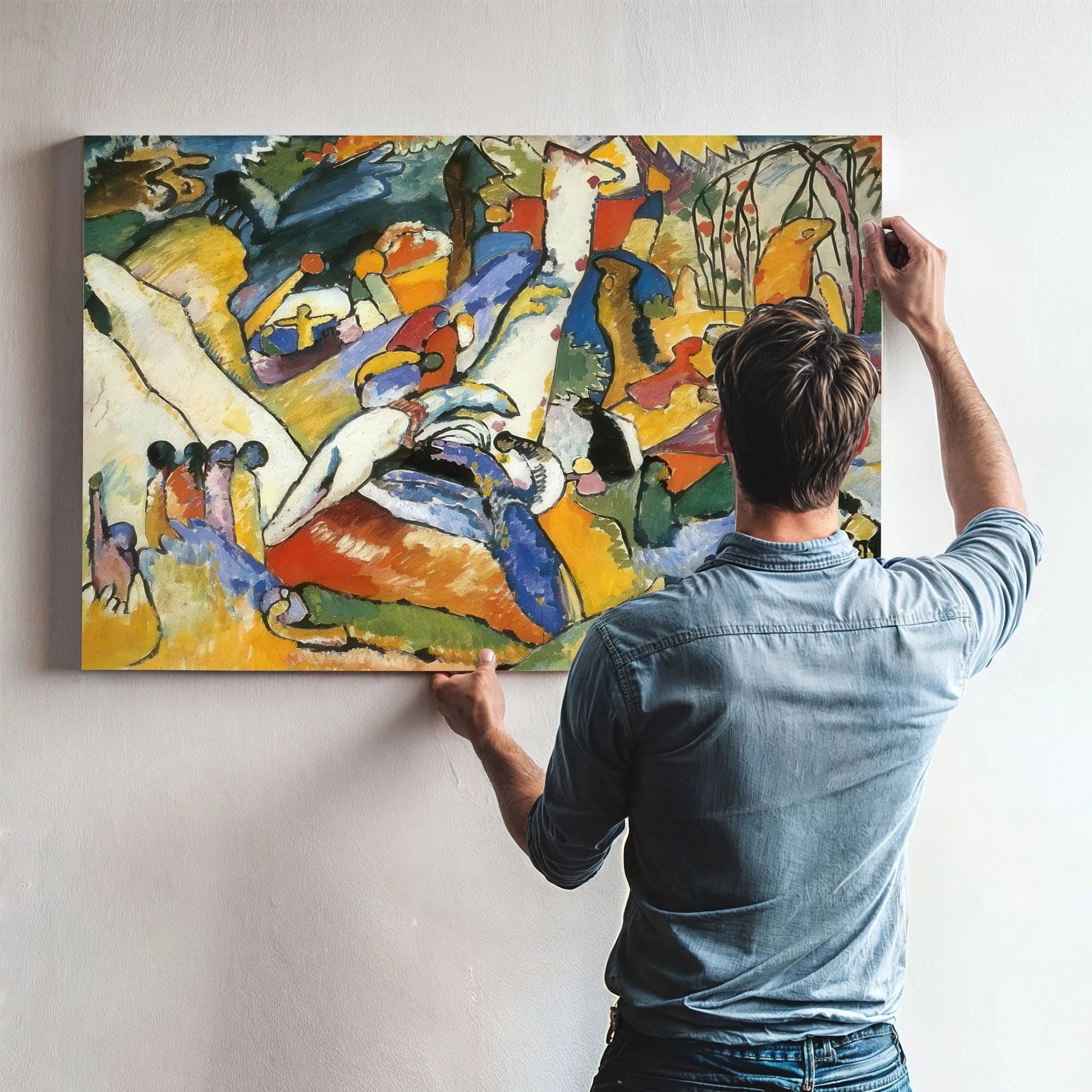 Study For Composition Ii By Wassily Kandinsky Fine Art Print