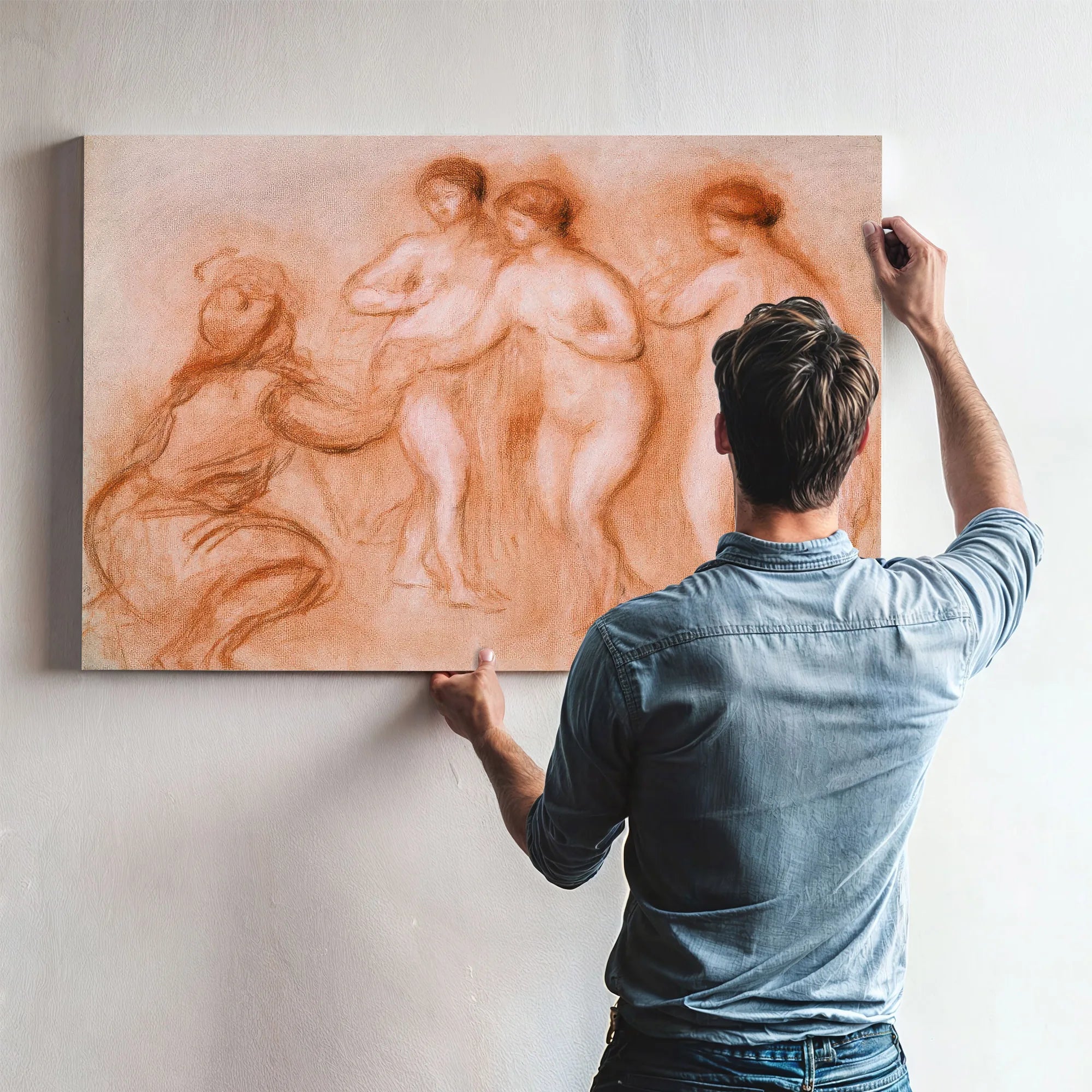 The Judgment Of Paris By Pierre August Renoir Fine Art Print