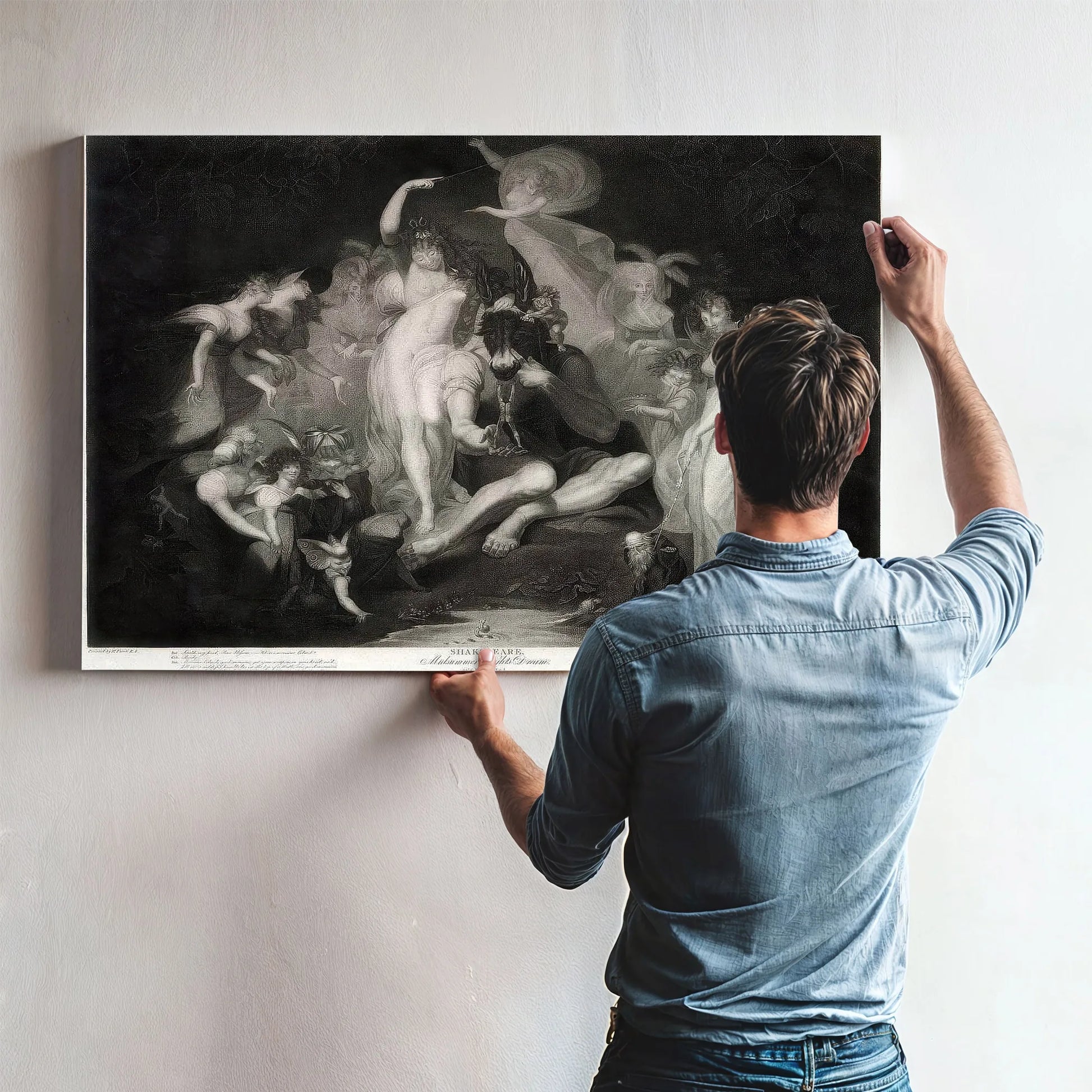 Midsummer Nights Dream By Henry Fuseli Fine Art Print