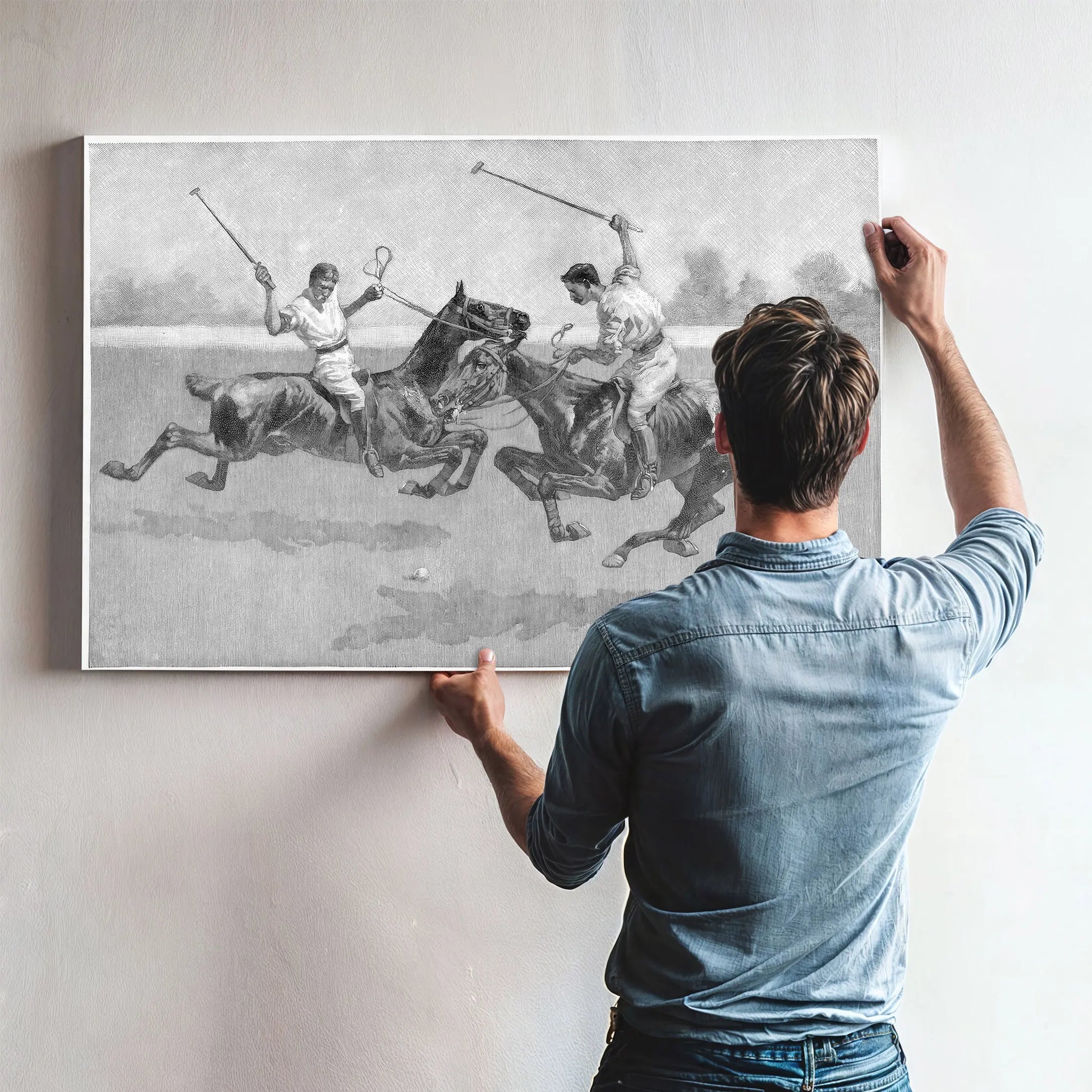 Polo Players by Frederic Remington