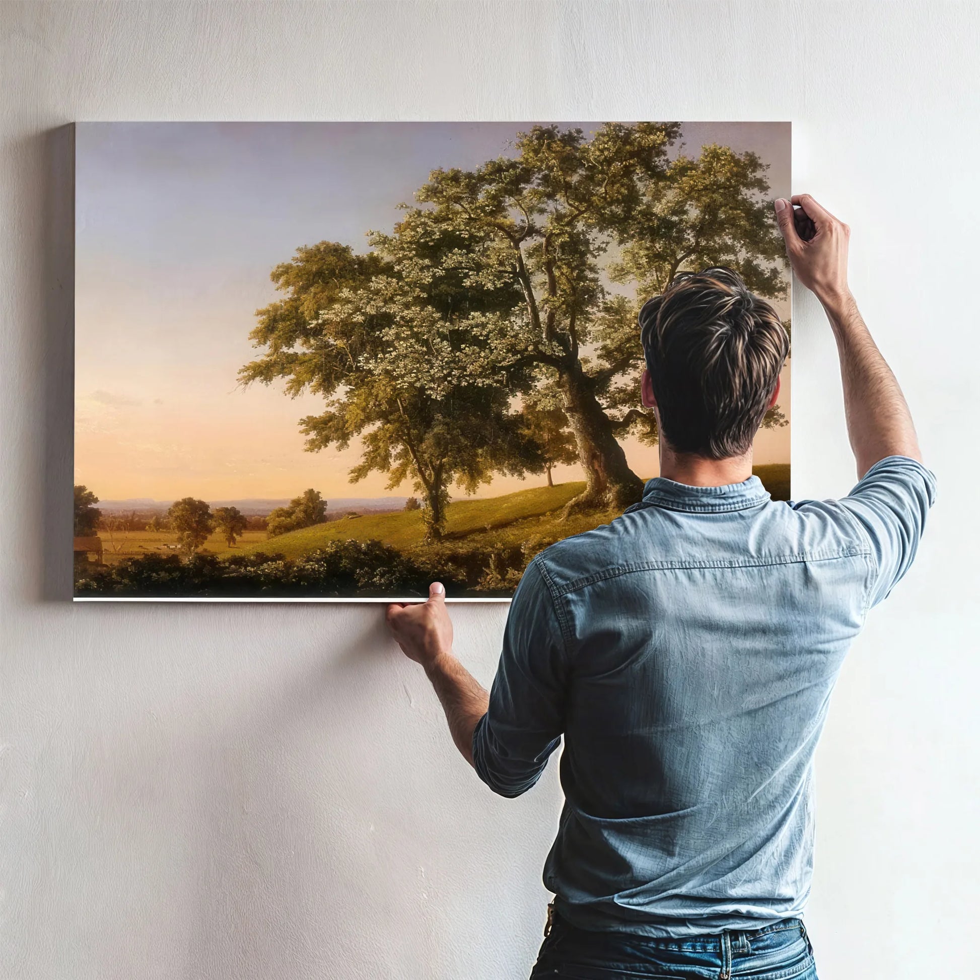 The Charter Oak By Frederic Edwin Church Fine Art Print