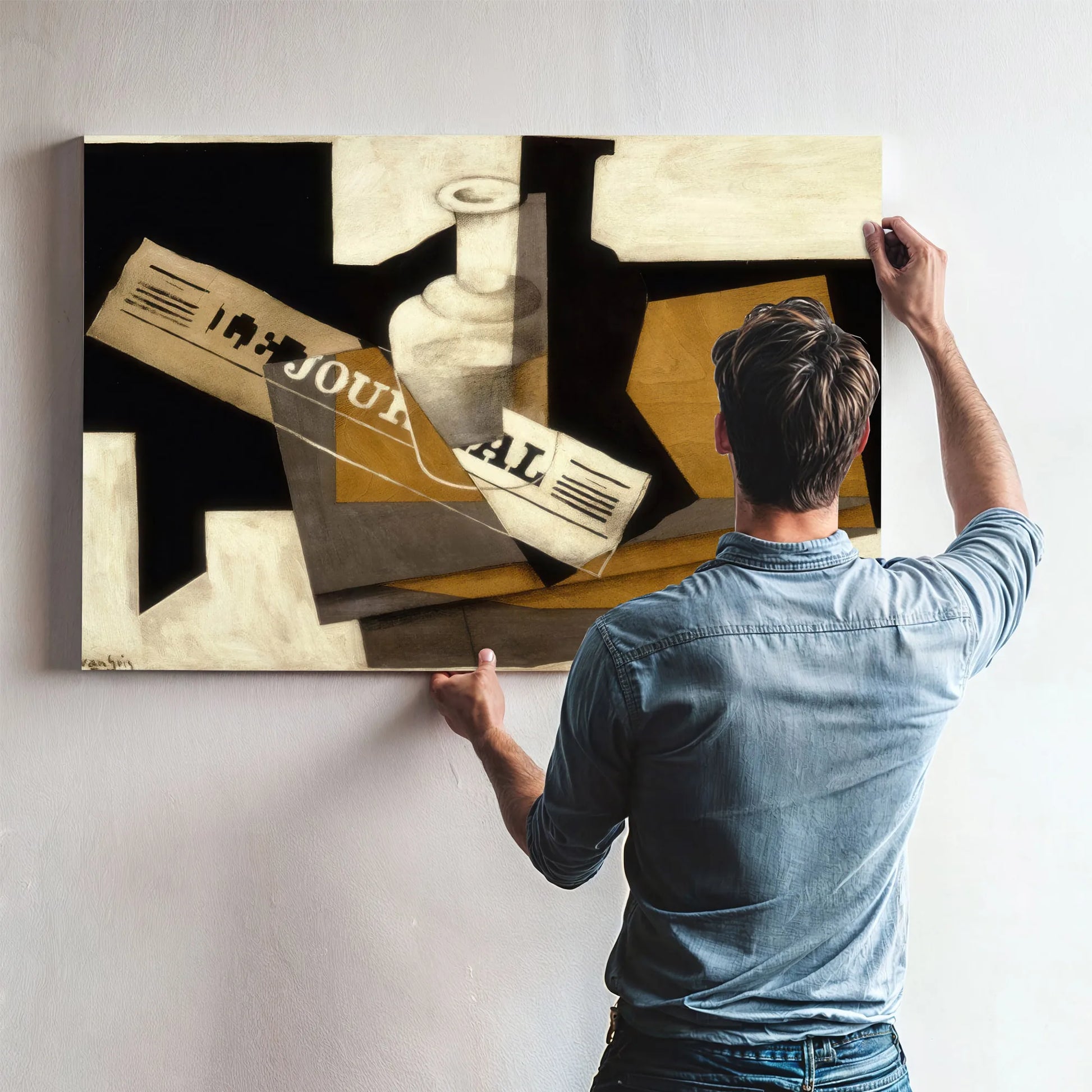 Le Journal By Juan Gris Fine Art Print