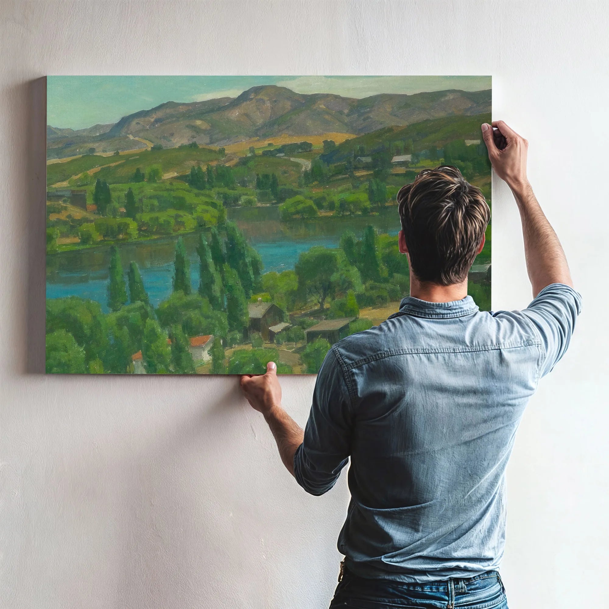 The Lake 1940 By William Wendt Fine Art Print