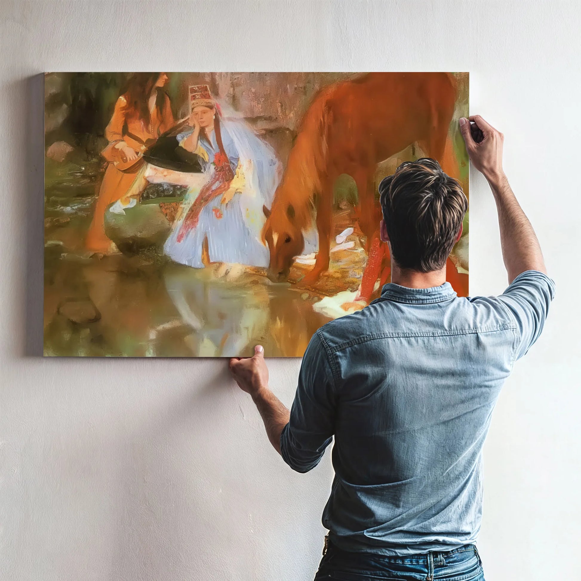 Mille Eugenie Fiocre In The Ballet La Source By Edgar Degas Fine Art Print