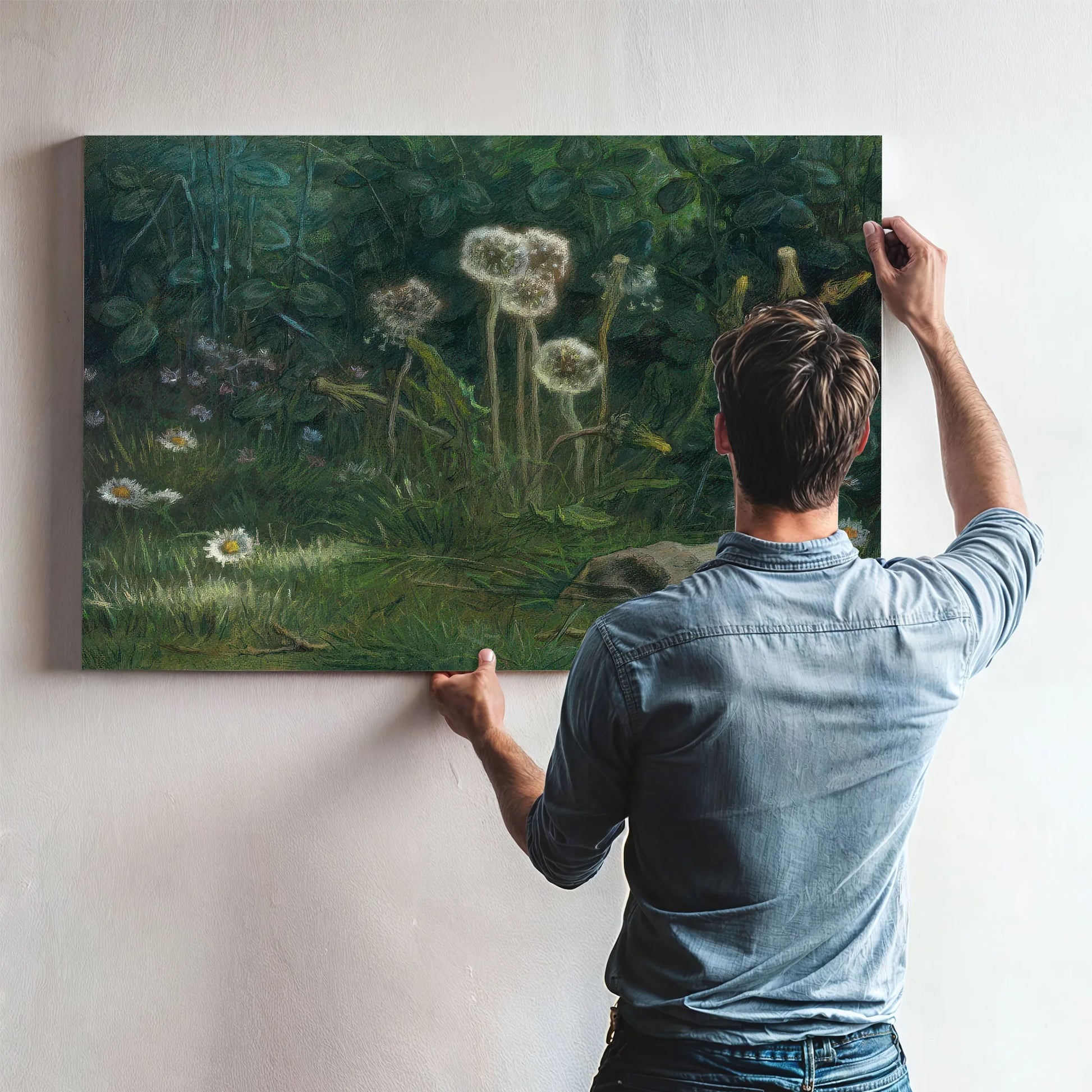 Dandelions By Jean Francois Millet Fine Art Print