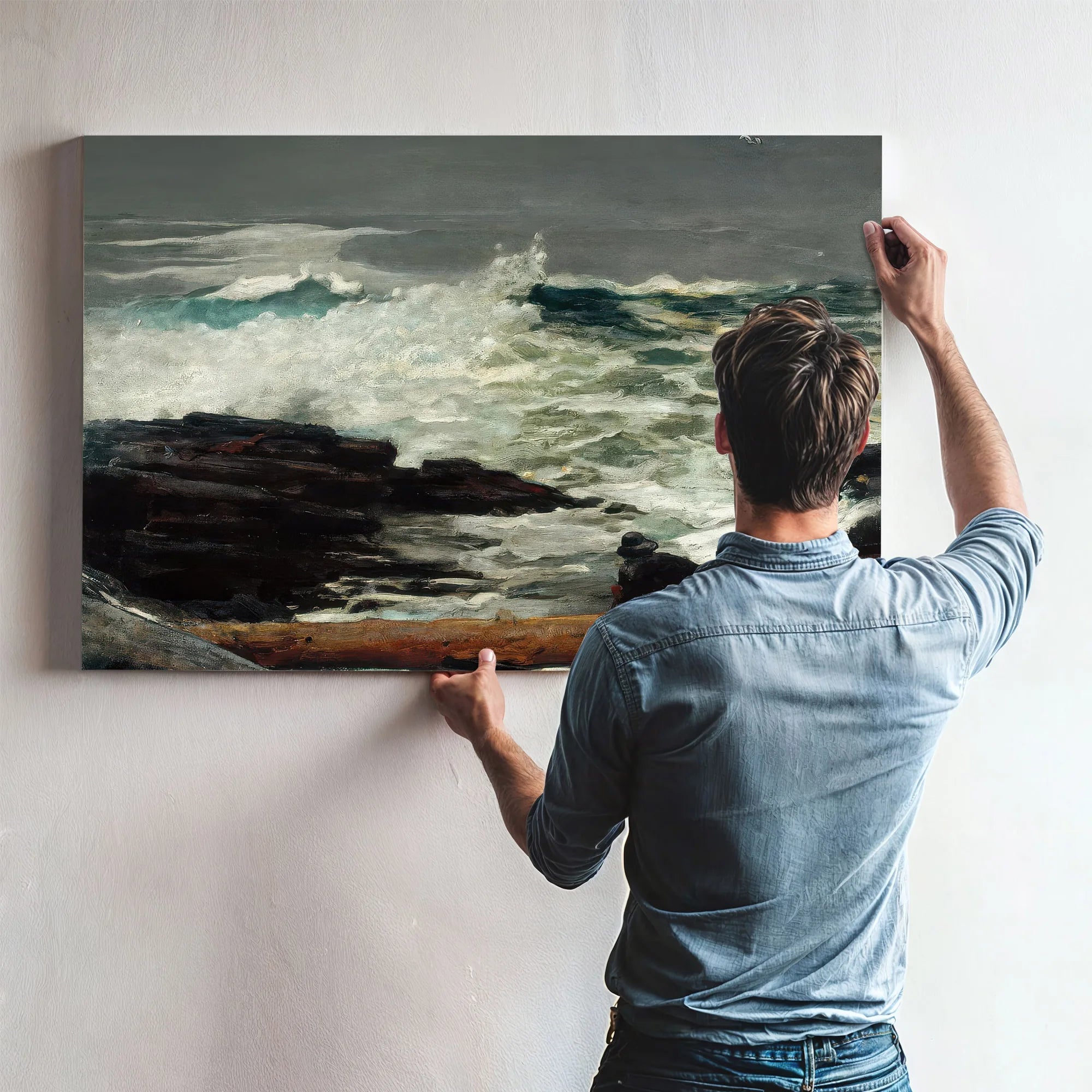 Driftwood By Winslow Homer Fine Art Print